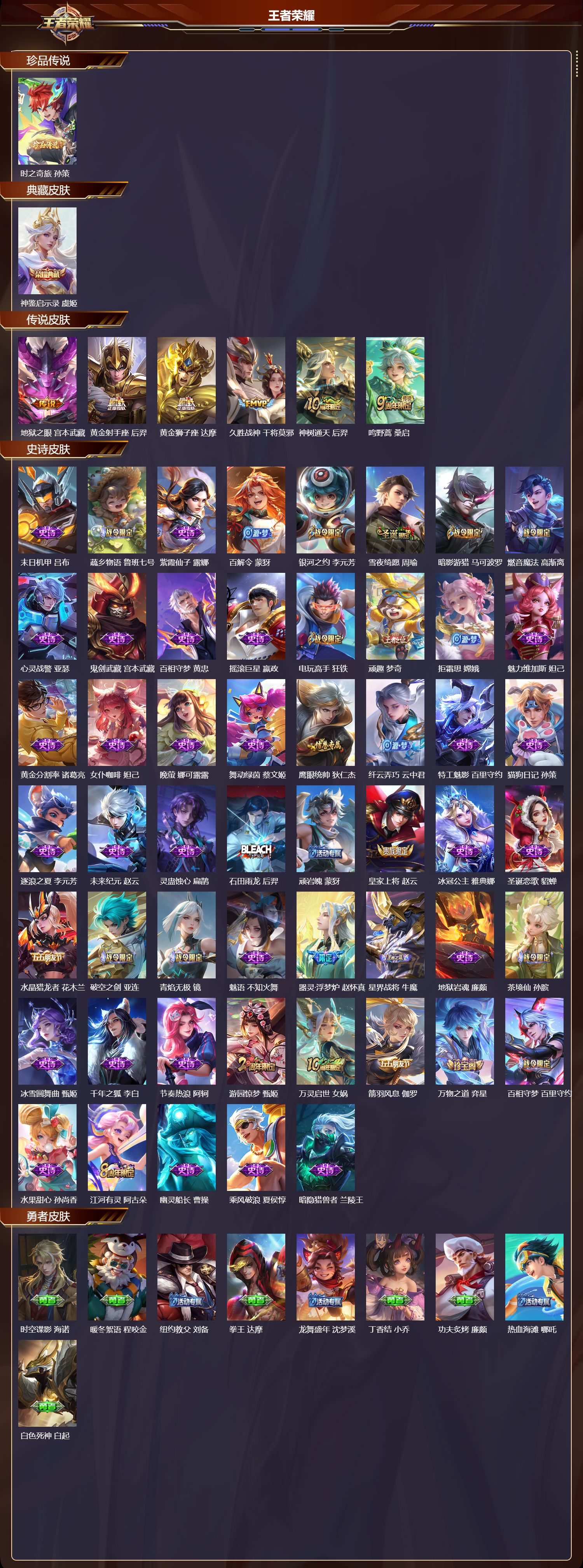 WZCMW4108267王者荣耀账号详情图8