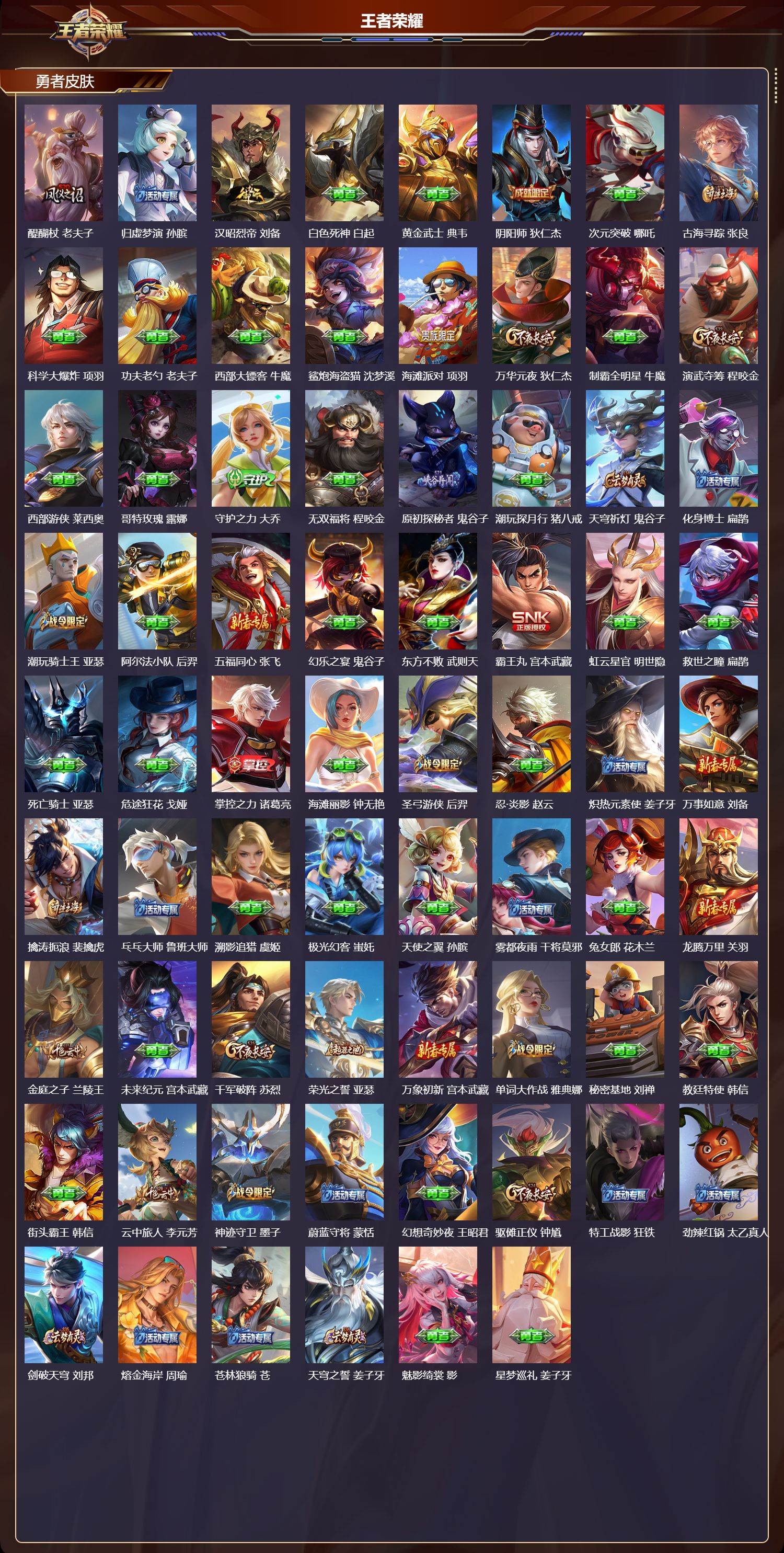 WZCMW4107489王者荣耀账号详情图9