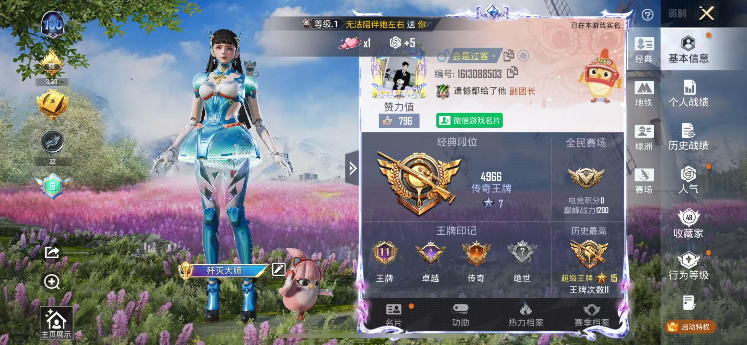 HPCMW456743和平精英账号详情图3