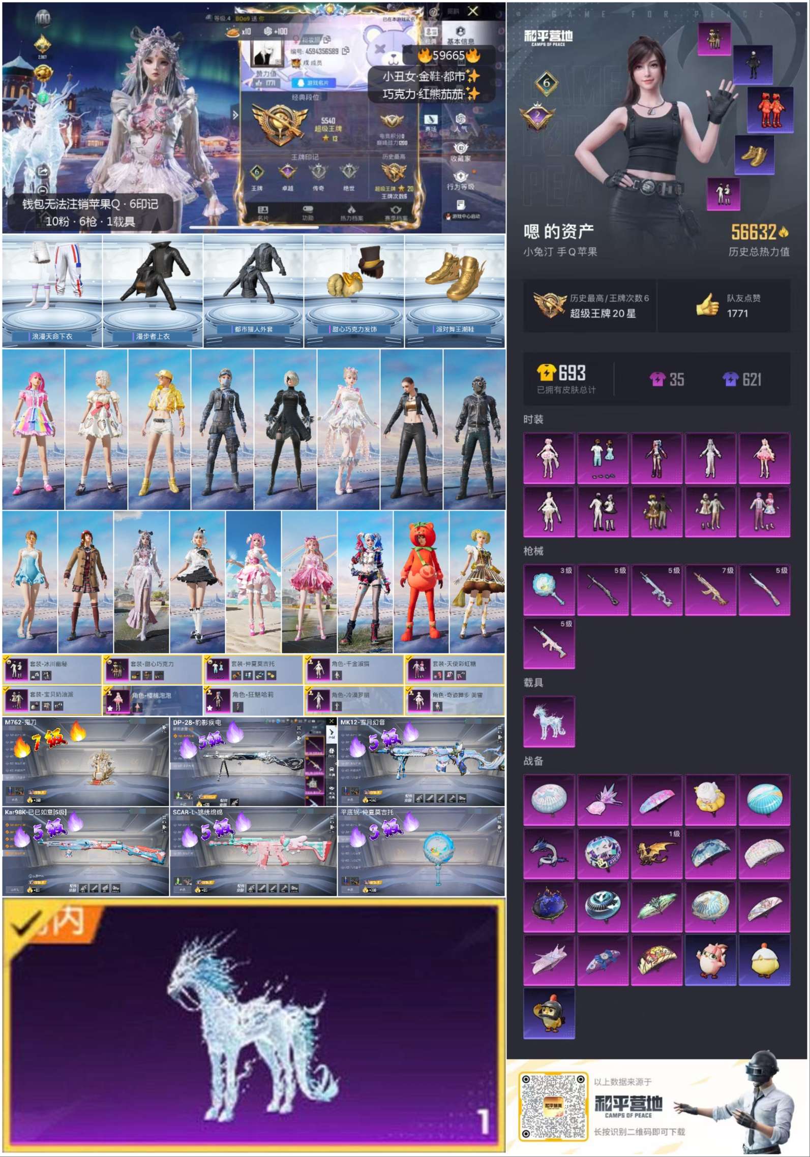 HPSJ456976和平精英账号详情图5