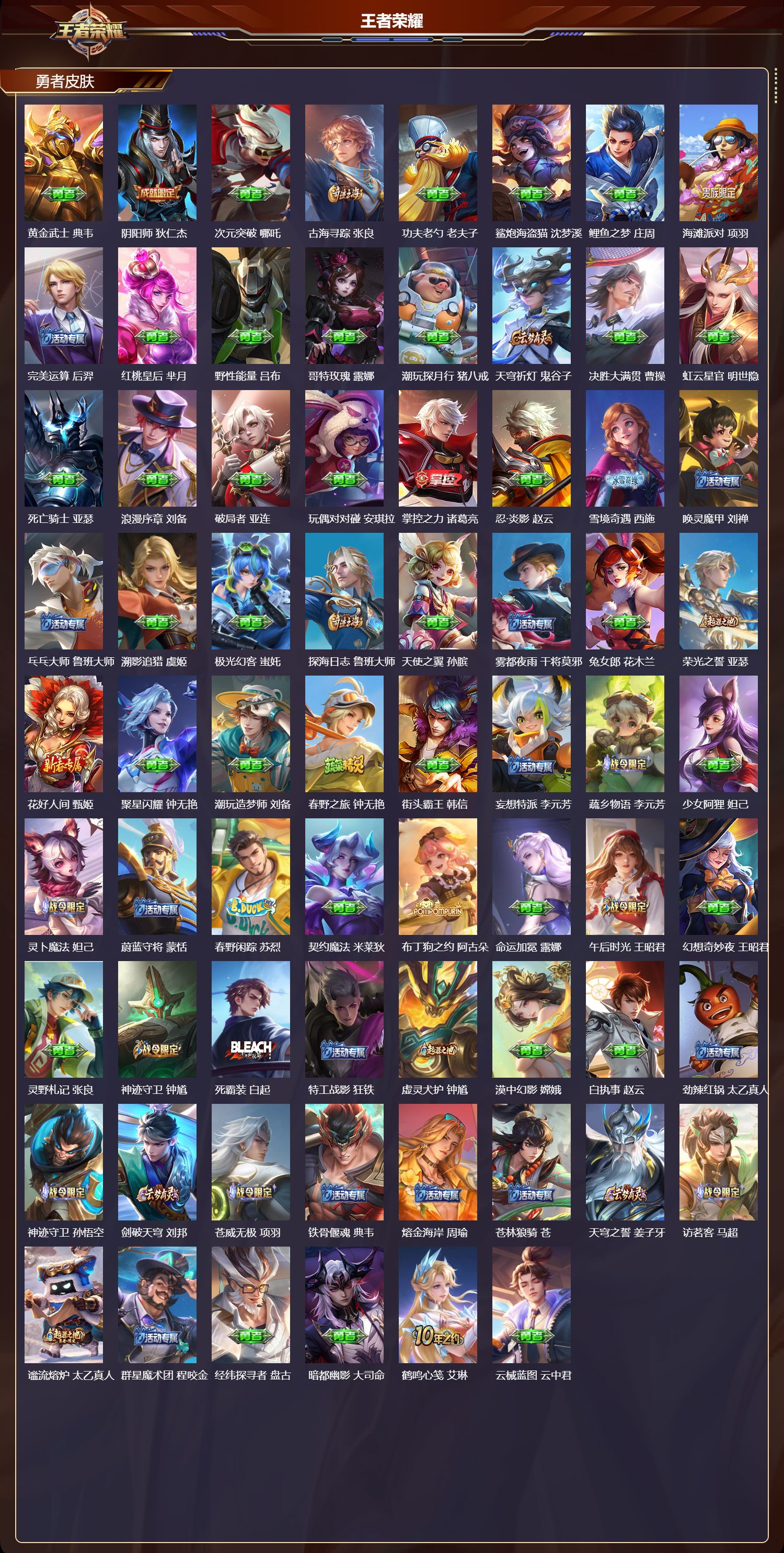 WZCMW4108267王者荣耀账号详情图9