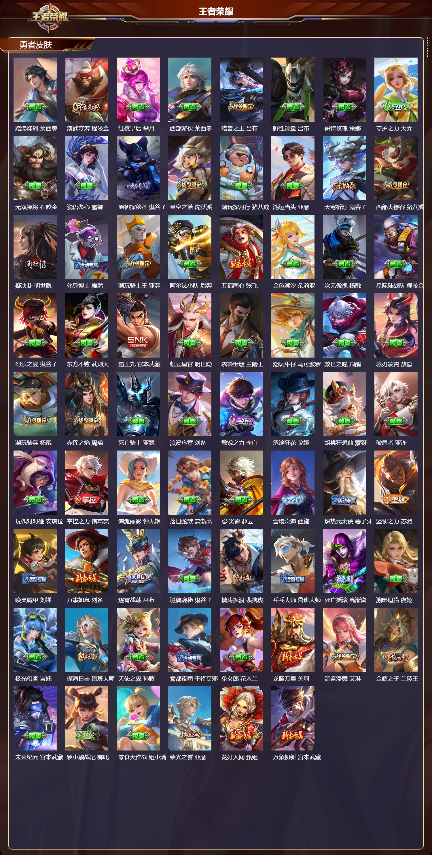 WZCMW4168291王者荣耀账号详情图10