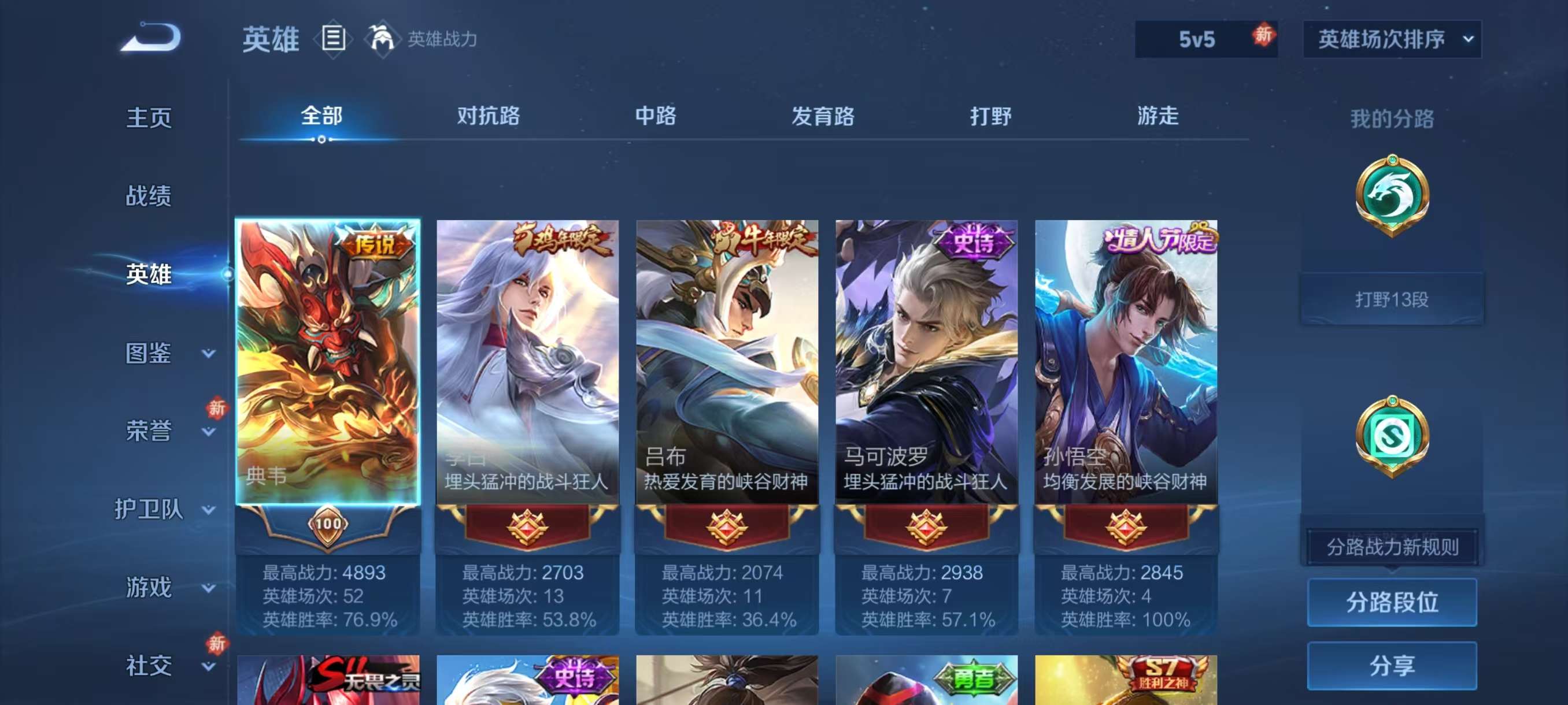 WZCMW4168221王者荣耀账号详情图6