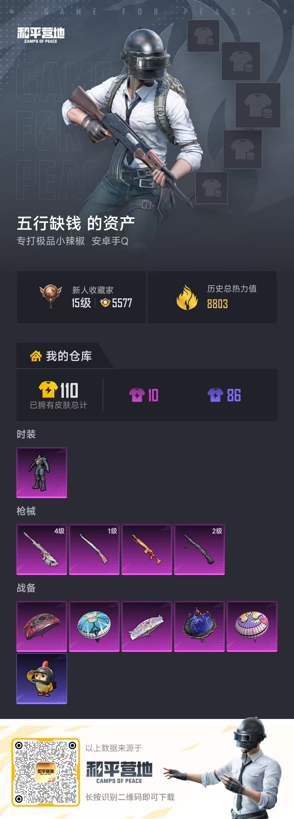 HPSJ493407和平精英账号详情图2 HPSJ493407和平精英账号详情图2