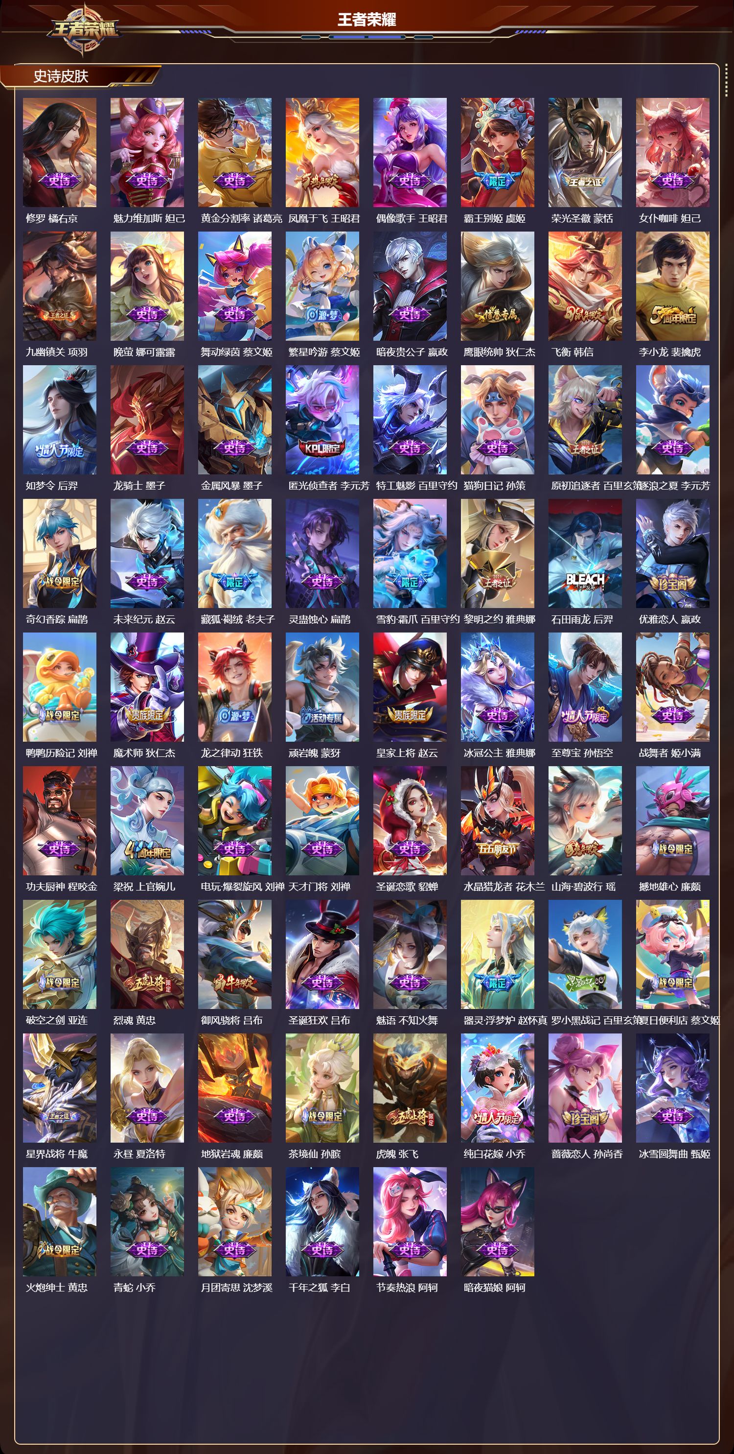 WZQM4169079王者荣耀账号详情图4