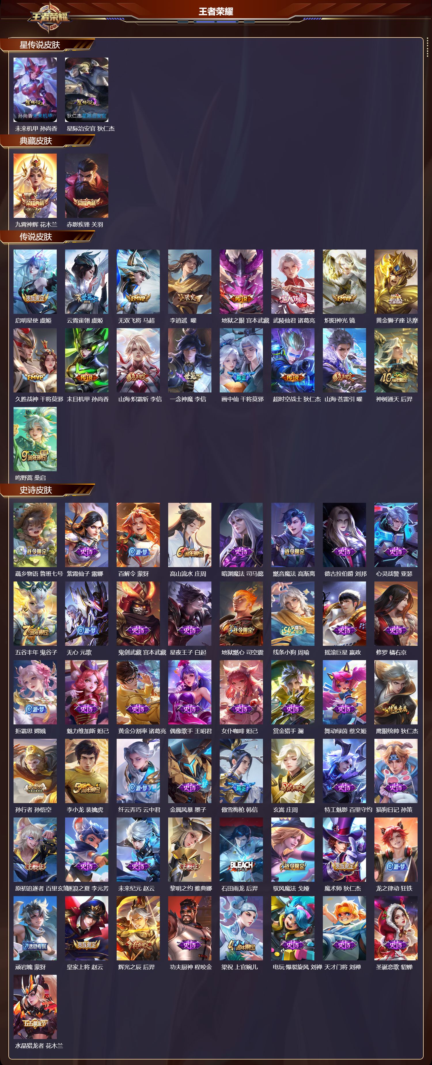 WZQM4169001王者荣耀账号详情图3