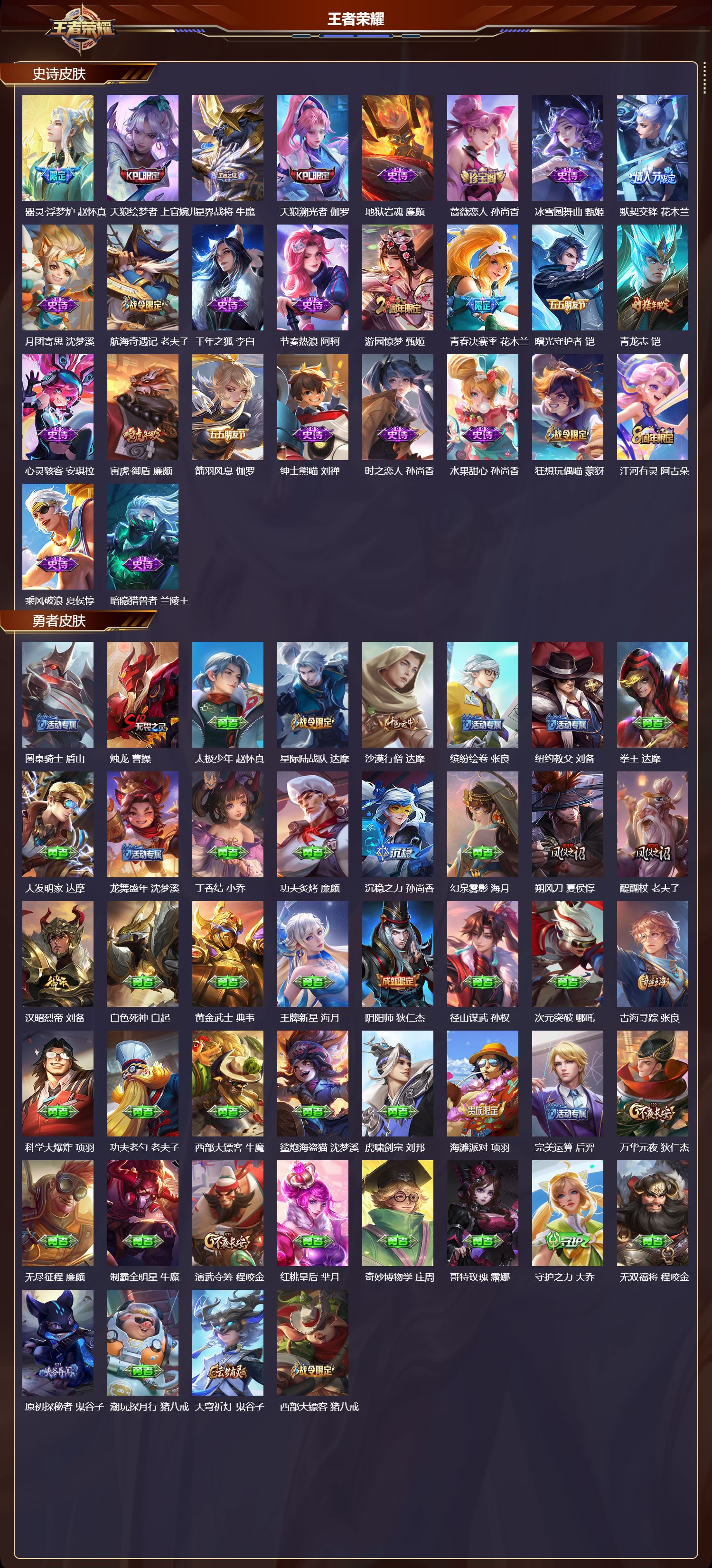 WZQM4168964王者荣耀账号详情图4