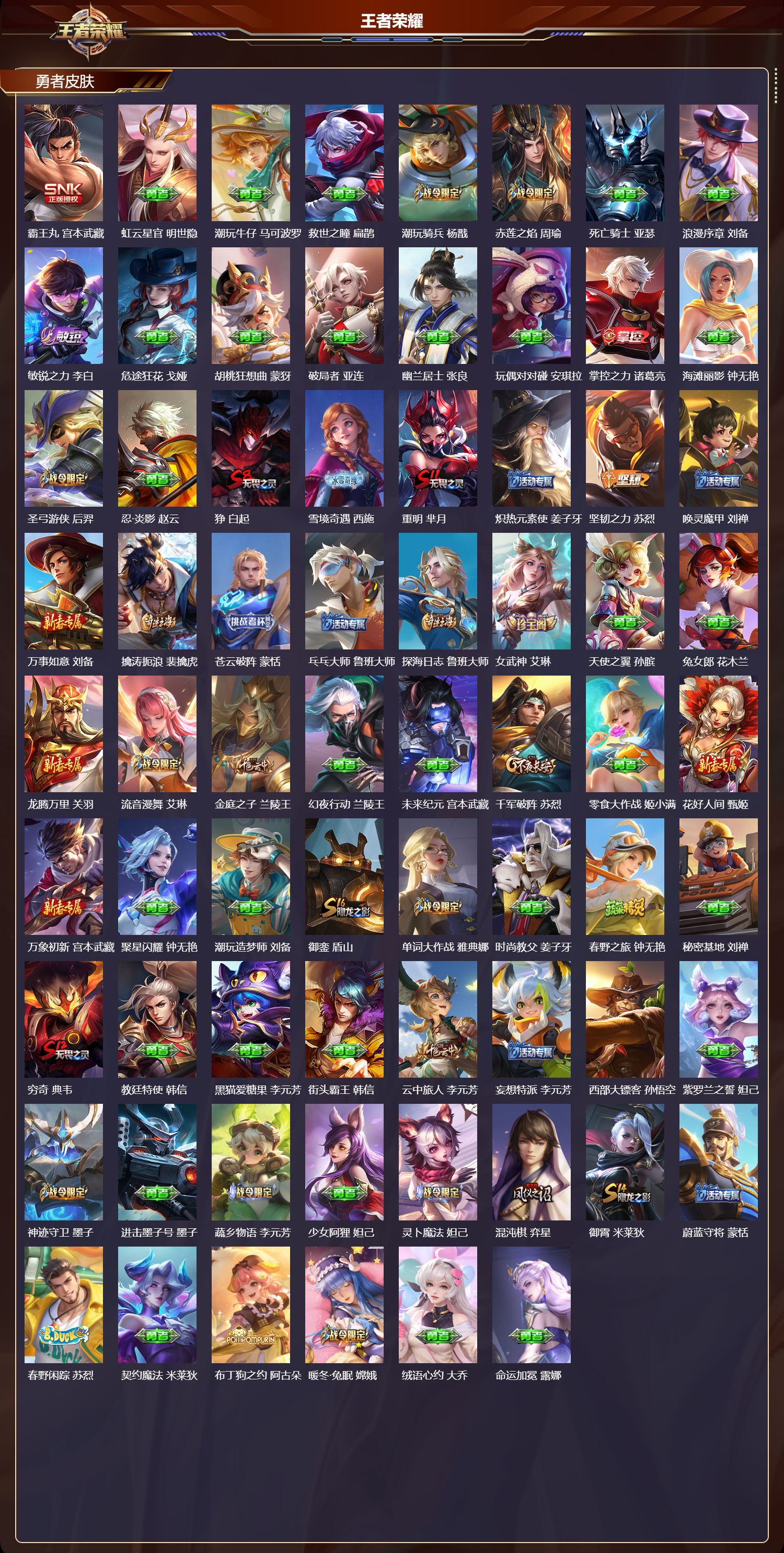 WZCMW4168400王者荣耀账号详情图10