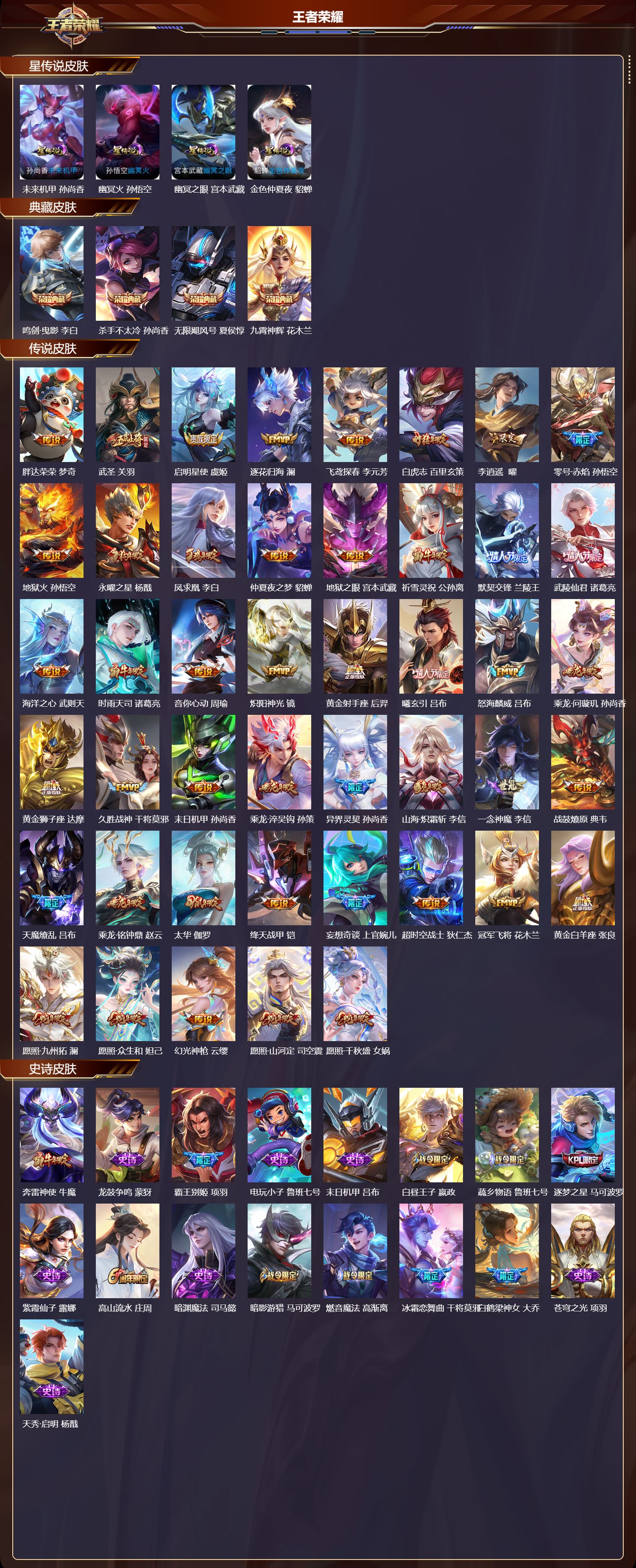 WZQM4169000王者荣耀账号详情图3