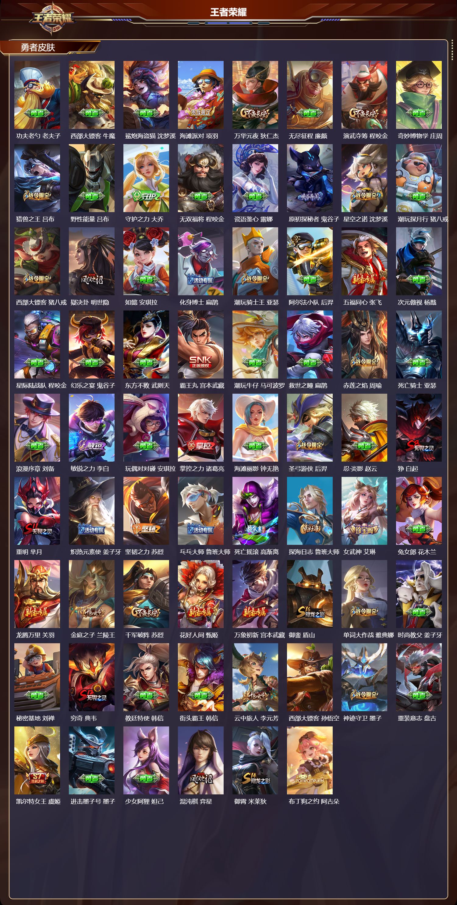 WZCMW4168287王者荣耀账号详情图9