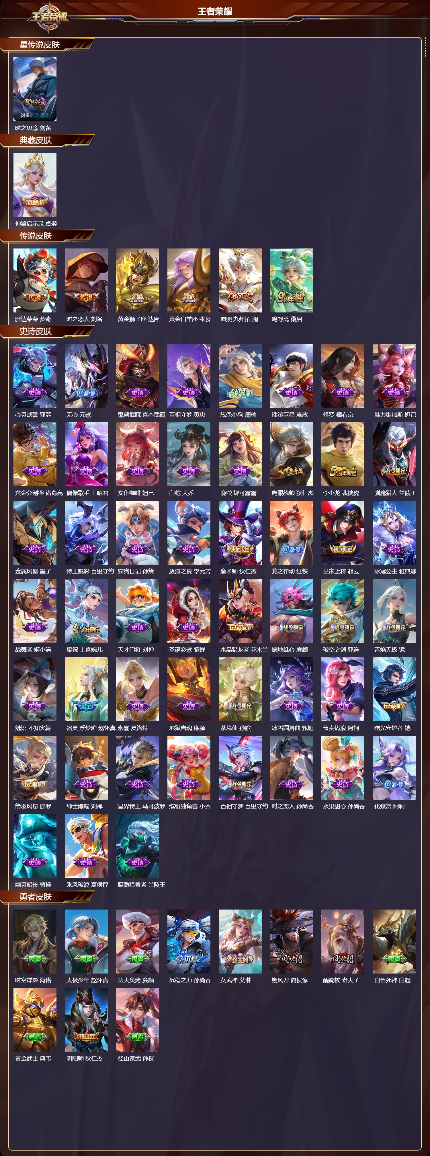 WZQM4169003王者荣耀账号详情图3