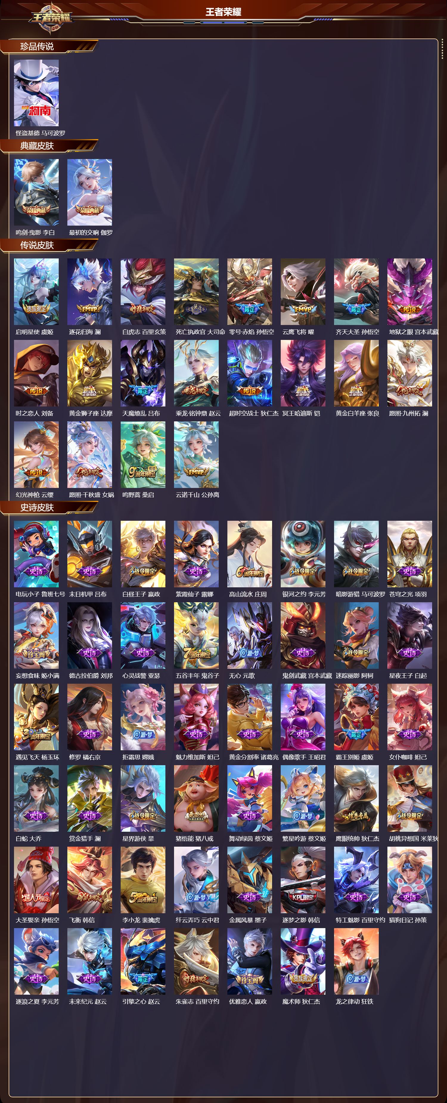 WZCMW4168295王者荣耀账号详情图6