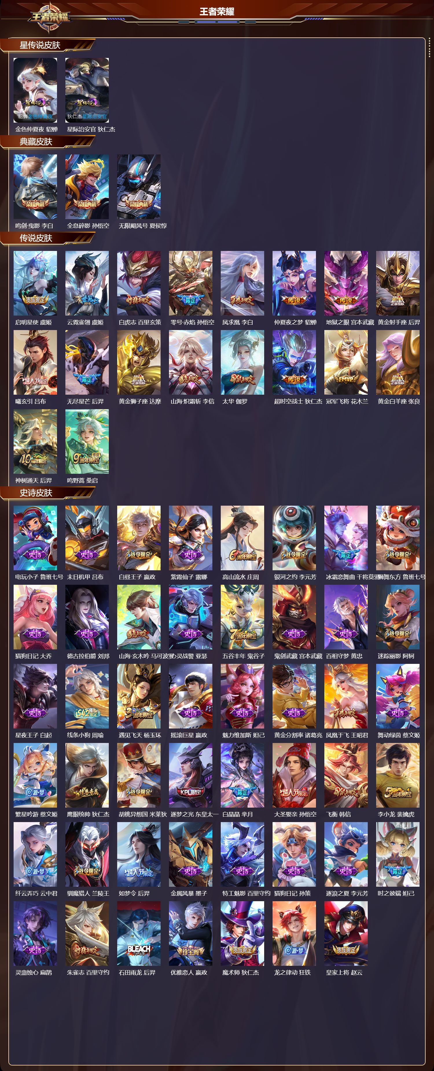 WZQM4173345王者荣耀账号详情图3 WZQM4173345王者荣耀账号详情图3