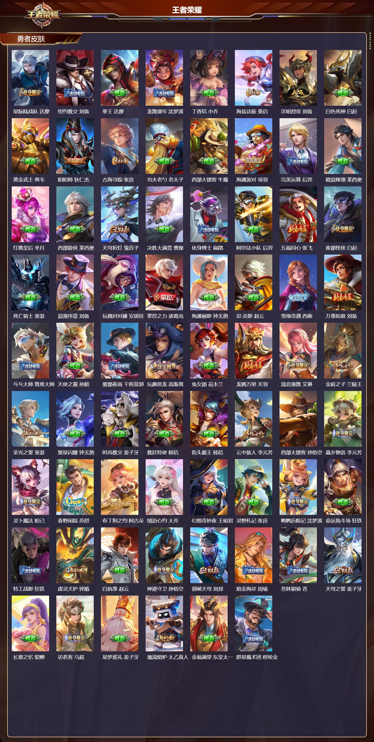 WZCMW4170944王者荣耀账号详情图9