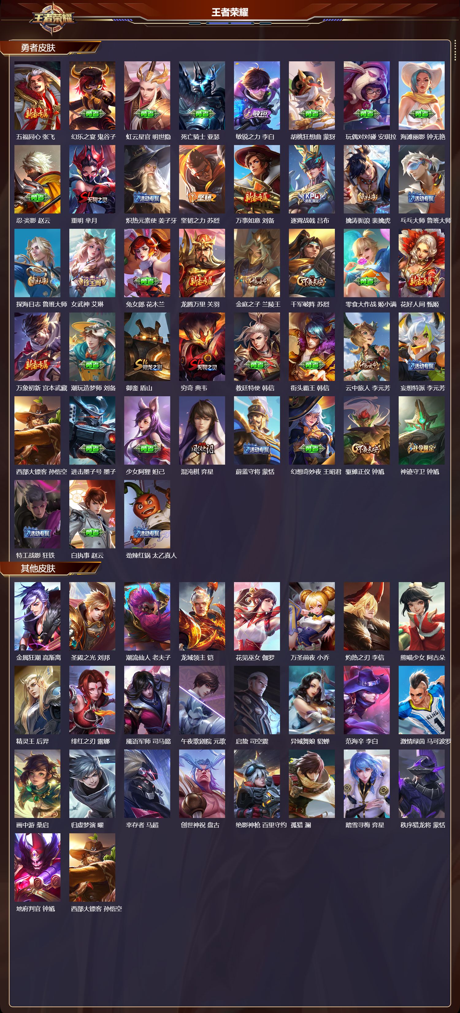 WZMK4173232王者荣耀账号详情图3