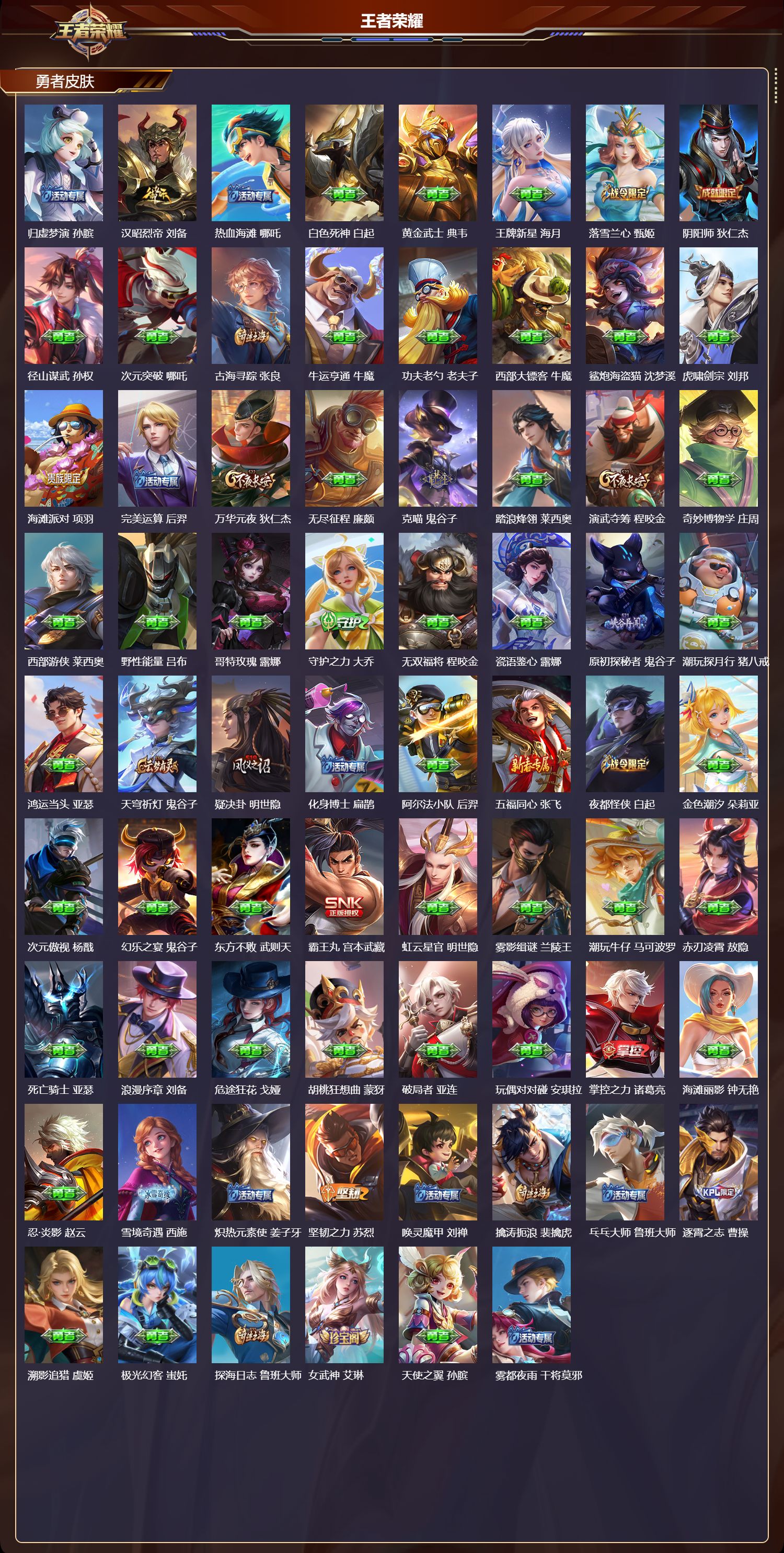 WZQM4169341王者荣耀账号详情图5