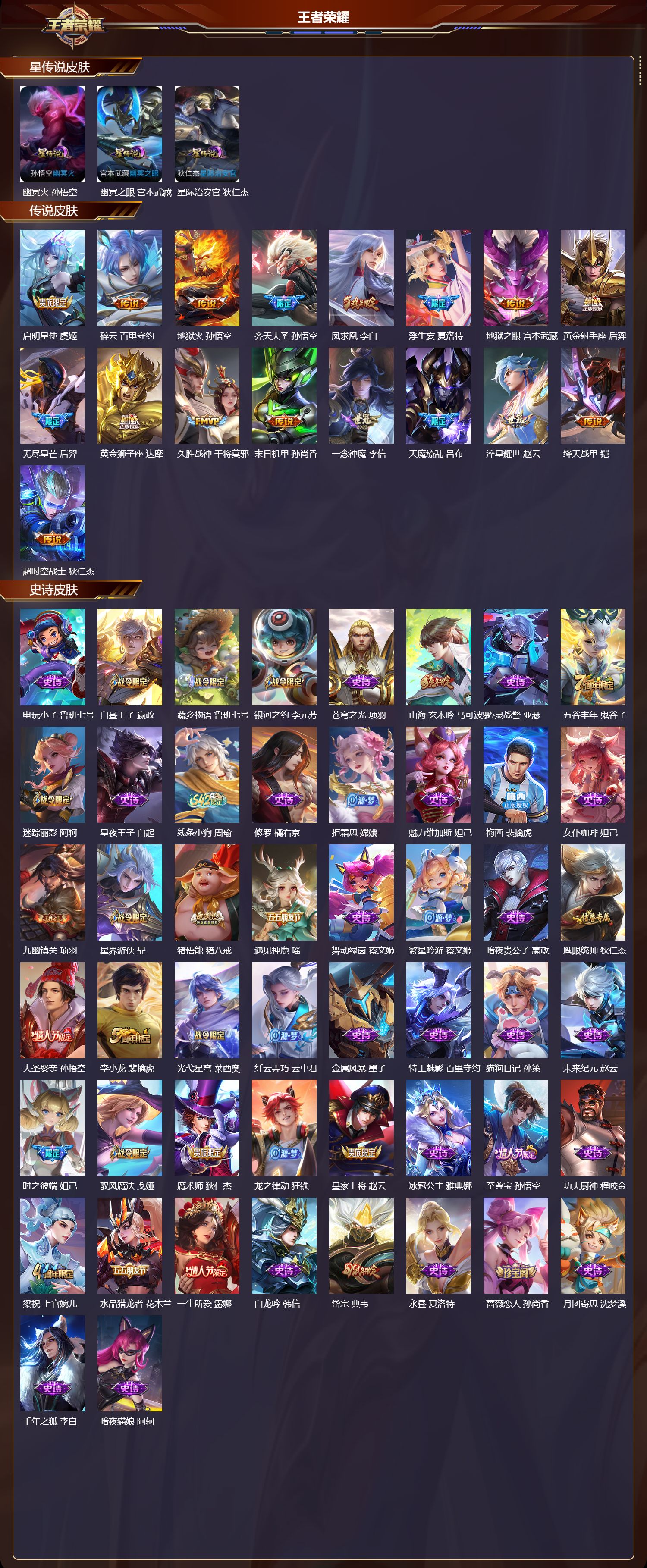 WZQM4169378王者荣耀账号详情图3