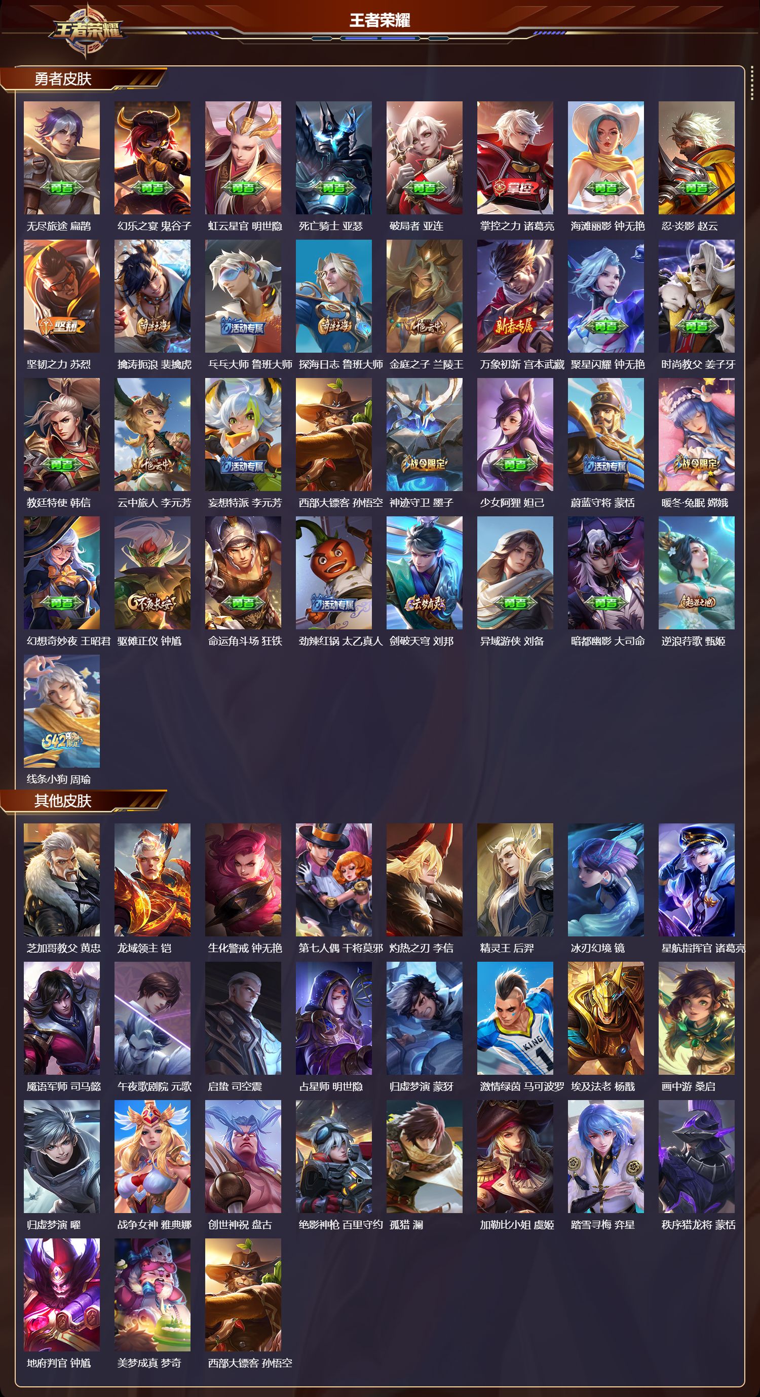 WZQM4173539王者荣耀账号详情图4