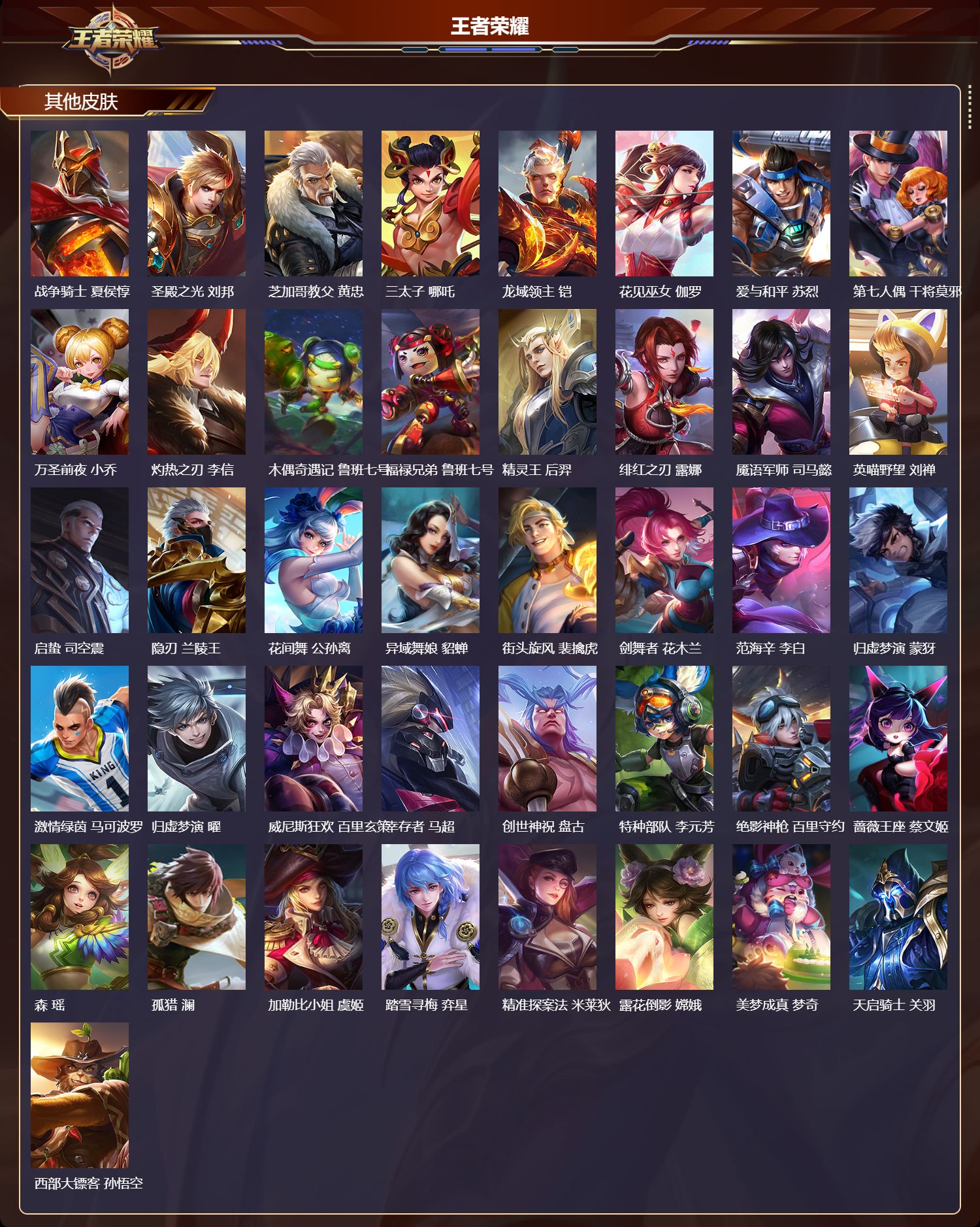 WZQM4173469王者荣耀账号详情图5