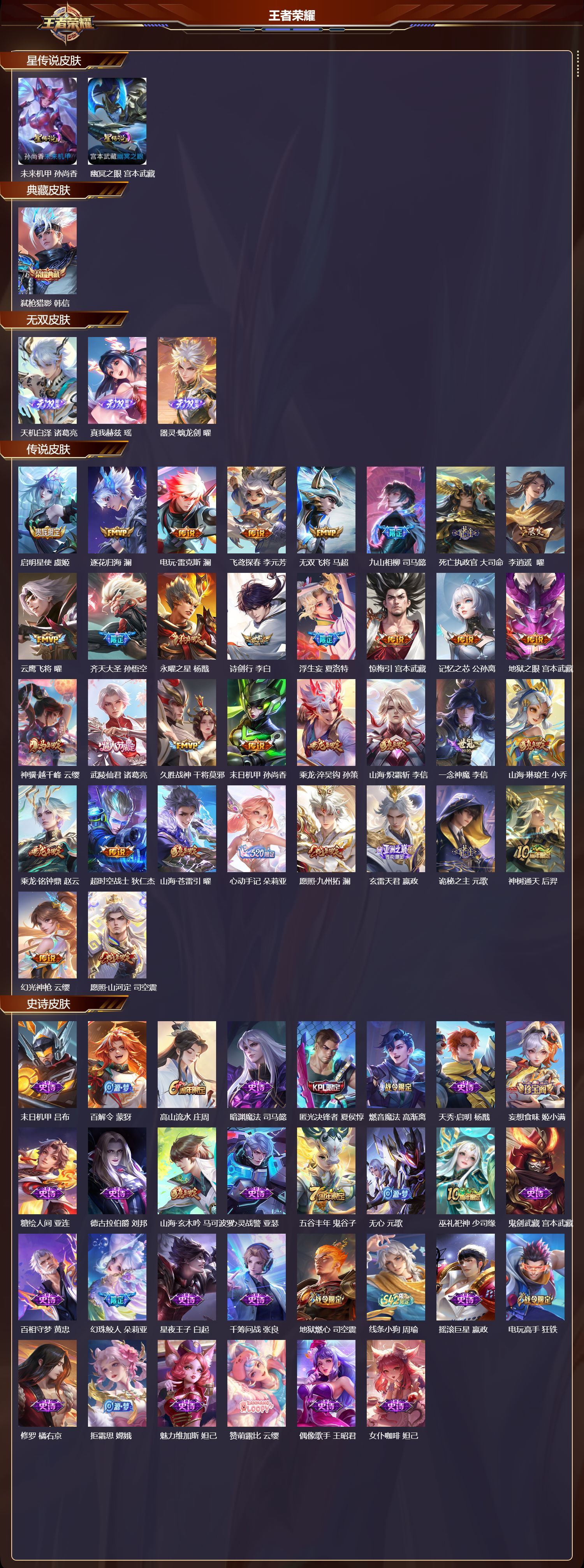 WZQM4173430王者荣耀账号详情图3 WZQM4173430王者荣耀账号详情图3