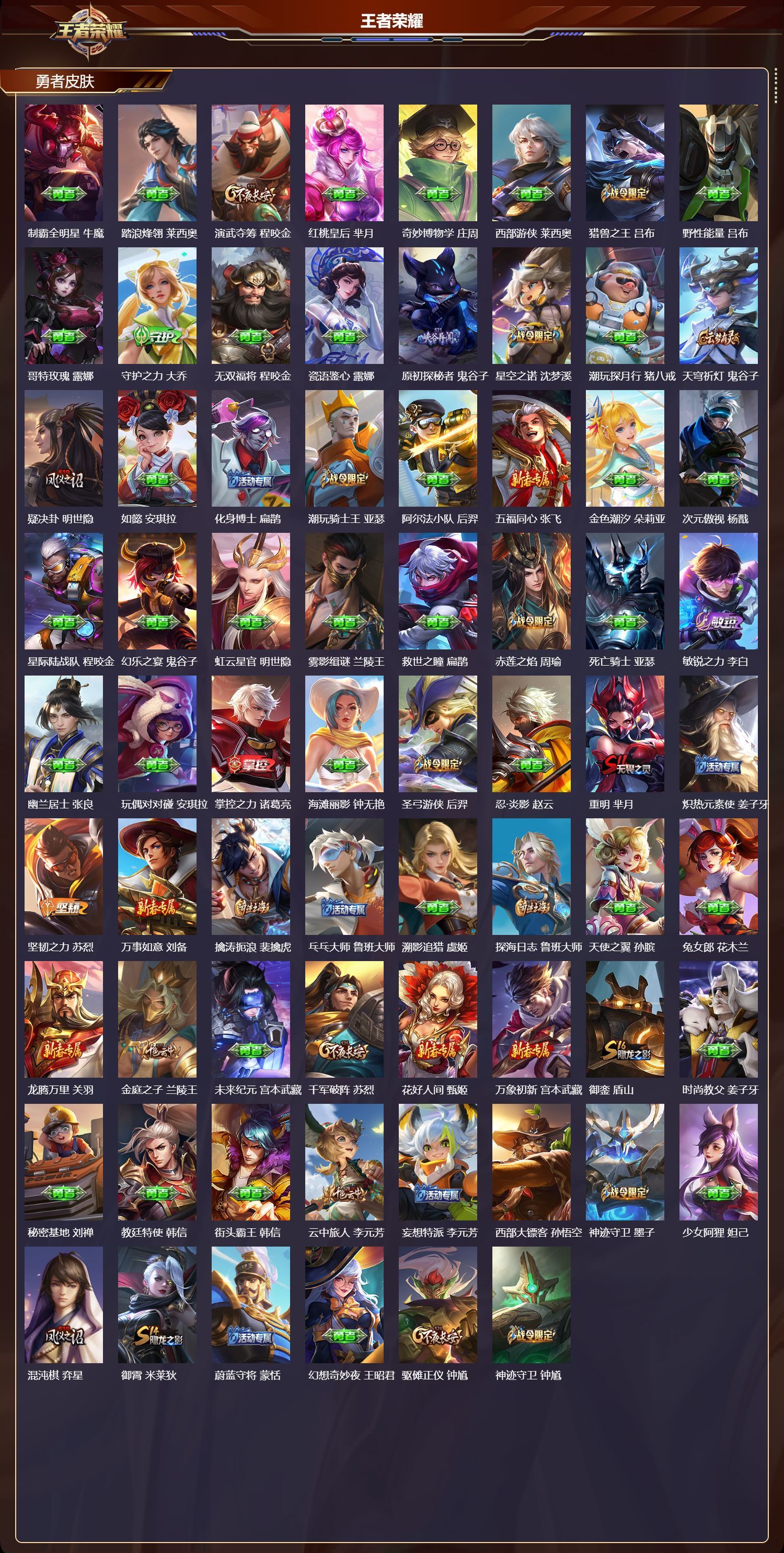 WZQM4173345王者荣耀账号详情图5 WZQM4173345王者荣耀账号详情图5