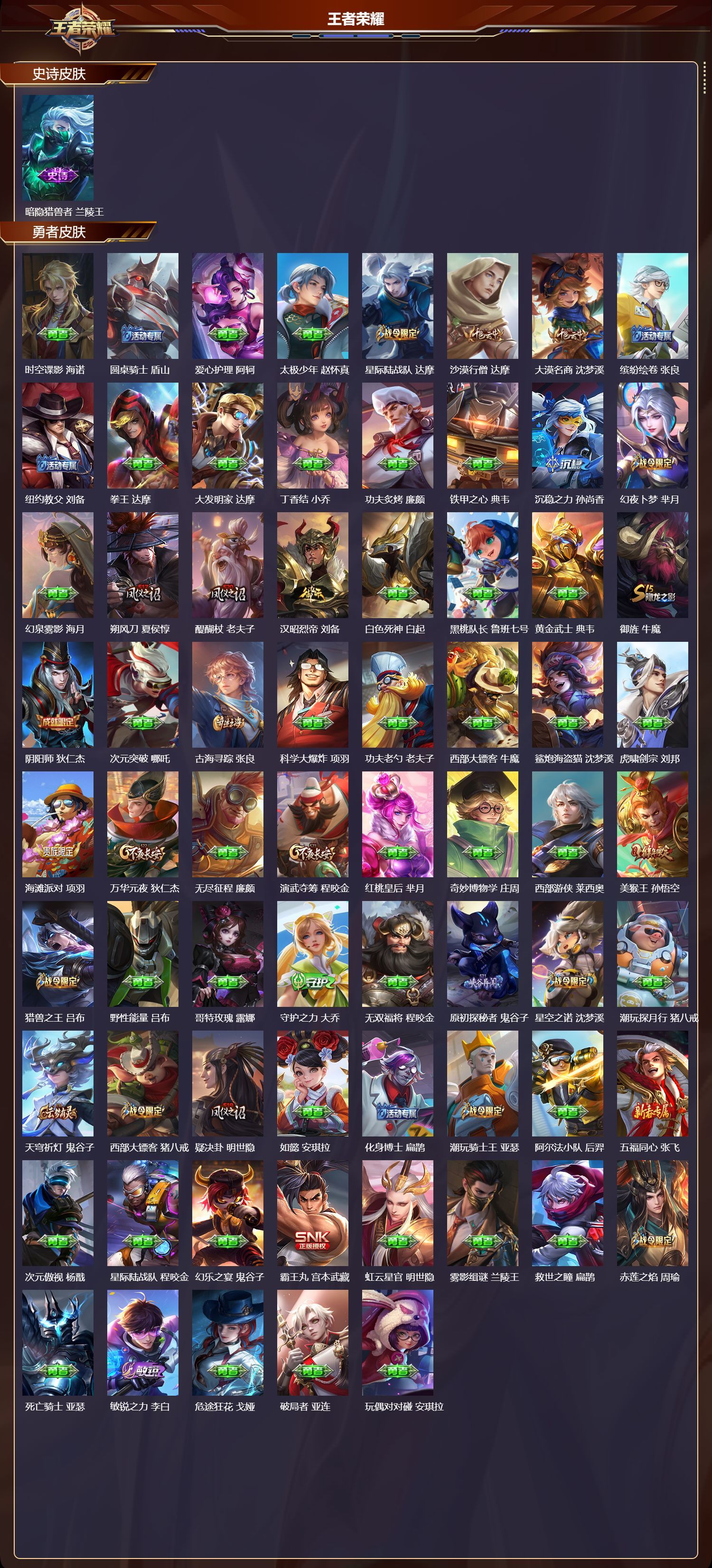 WZQM4169284王者荣耀账号详情图5 WZQM4169284王者荣耀账号详情图5