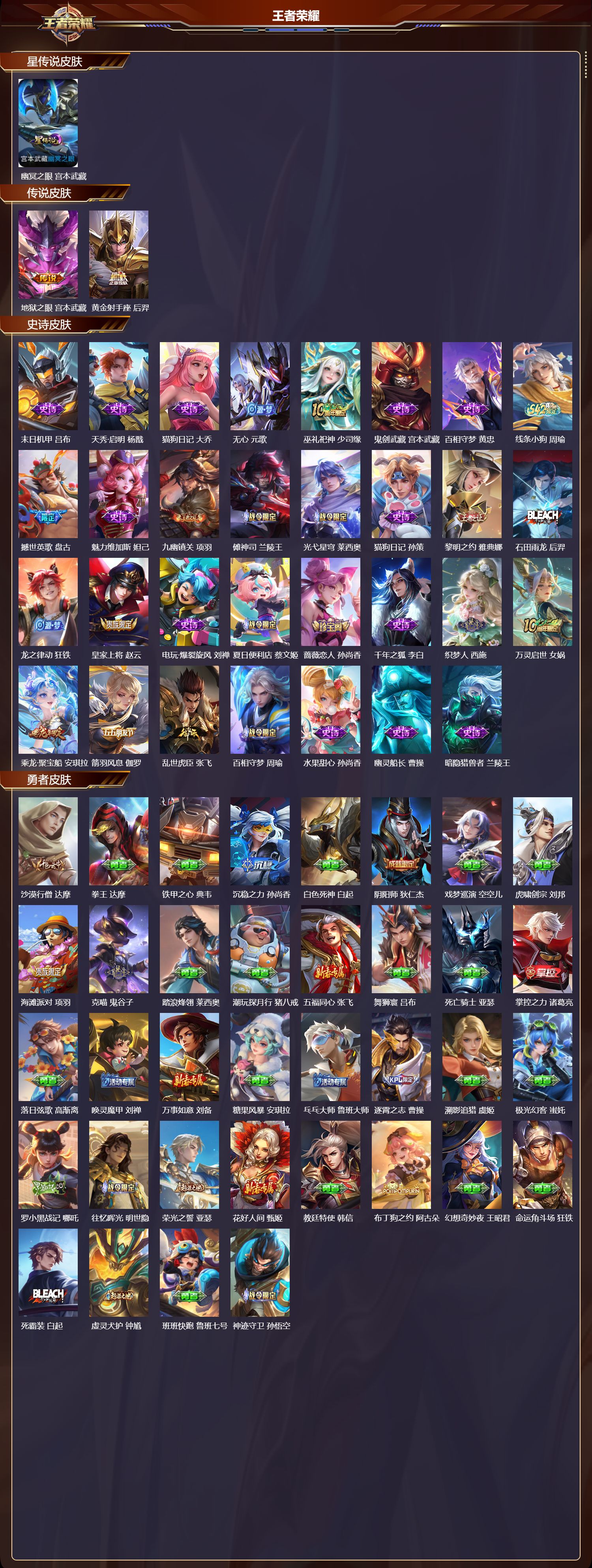 WZMK4173450王者荣耀账号详情图2 WZMK4173450王者荣耀账号详情图2