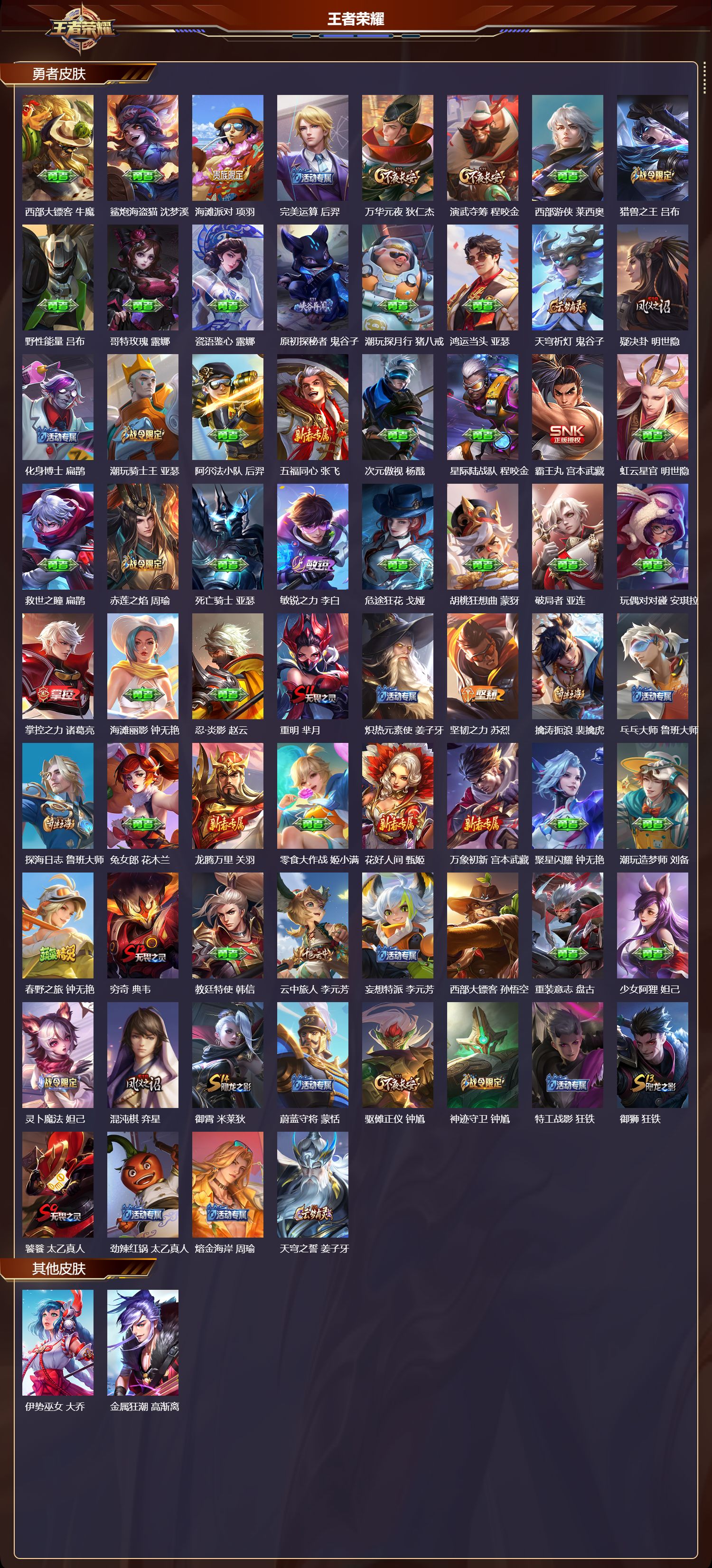 WZQM4173469王者荣耀账号详情图4