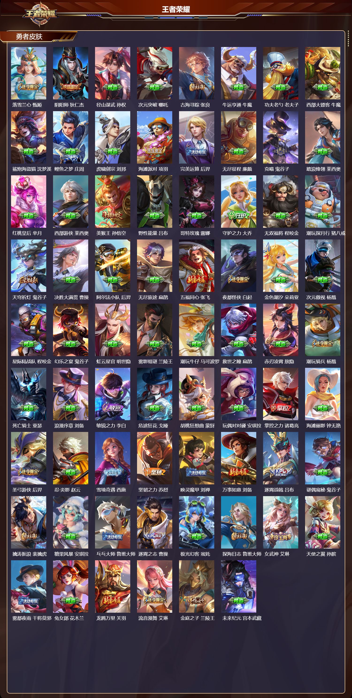 WZCMW4170913王者荣耀账号详情图10