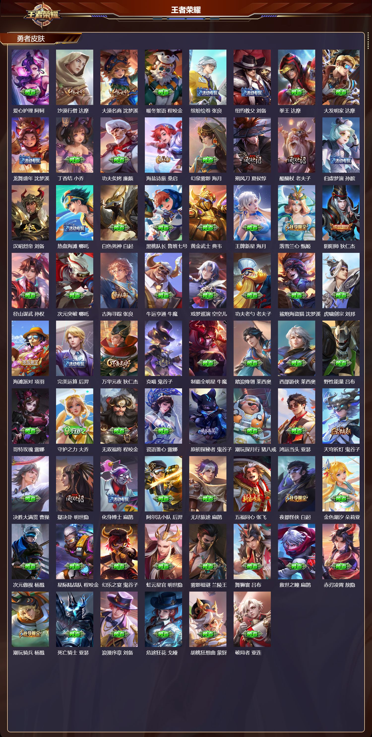 WZQM4173447王者荣耀账号详情图5