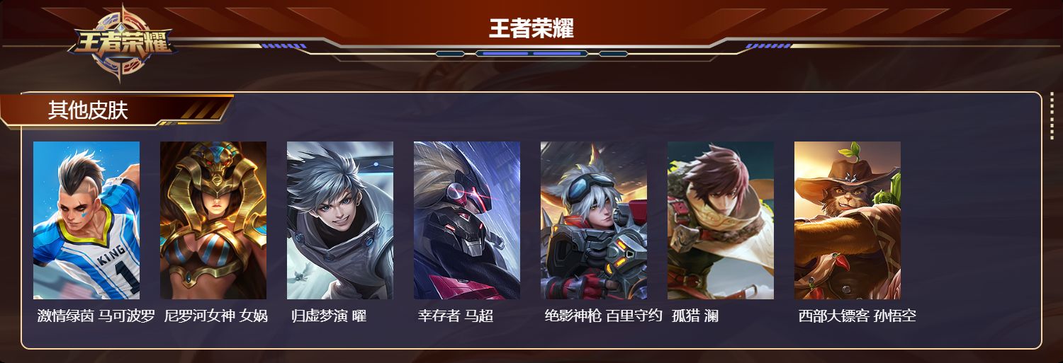 WZMK4169263王者荣耀账号详情图3