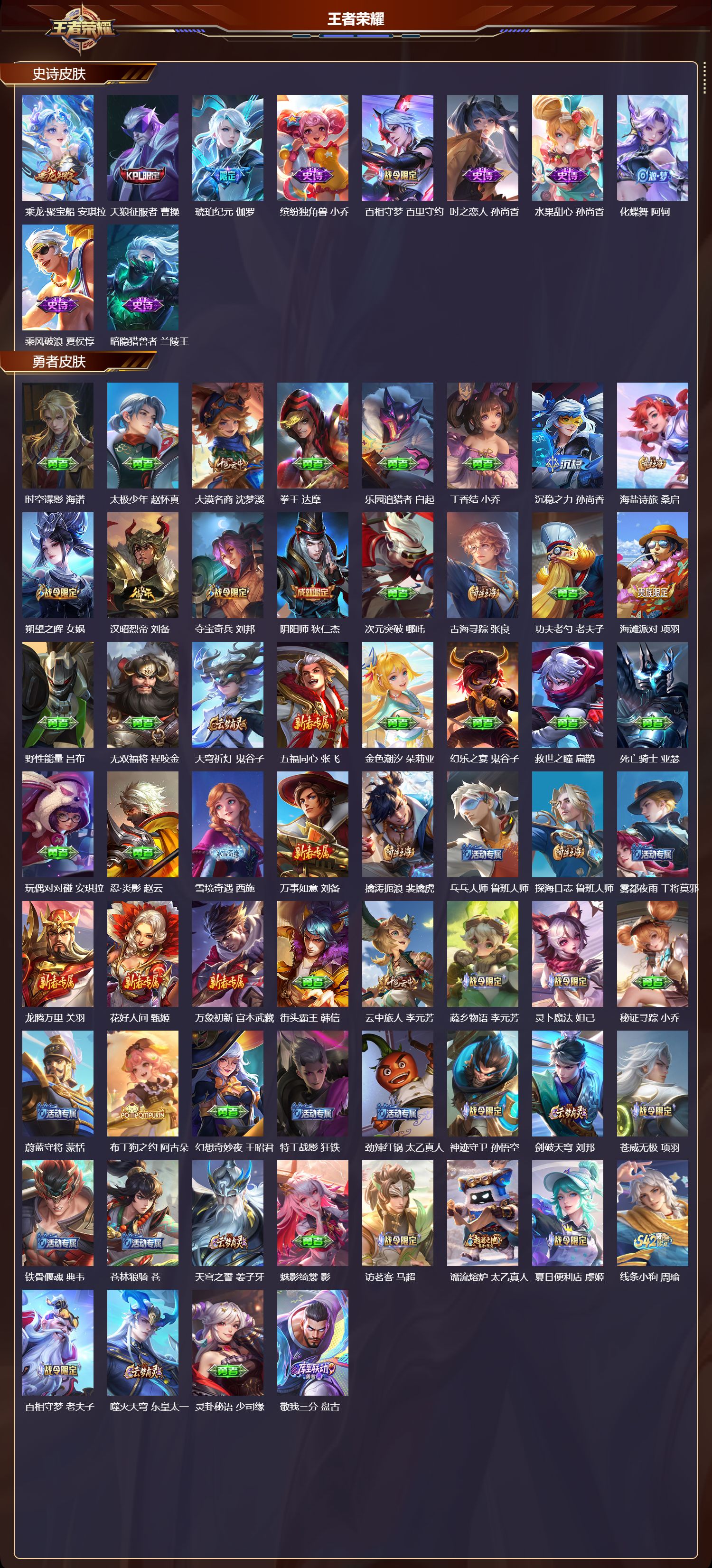 WZQM4173431王者荣耀账号详情图4