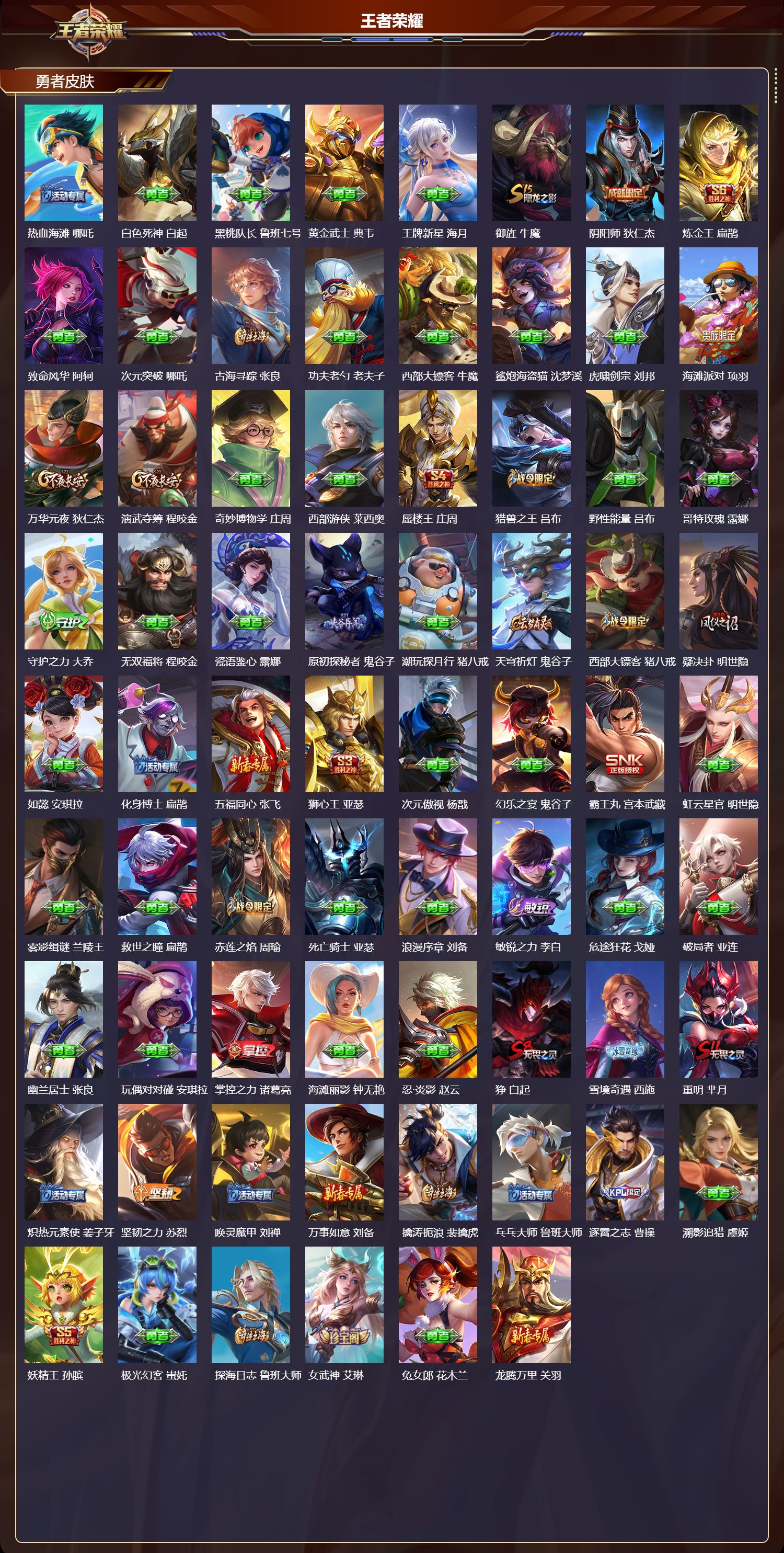 WZQM4173528王者荣耀账号详情图5