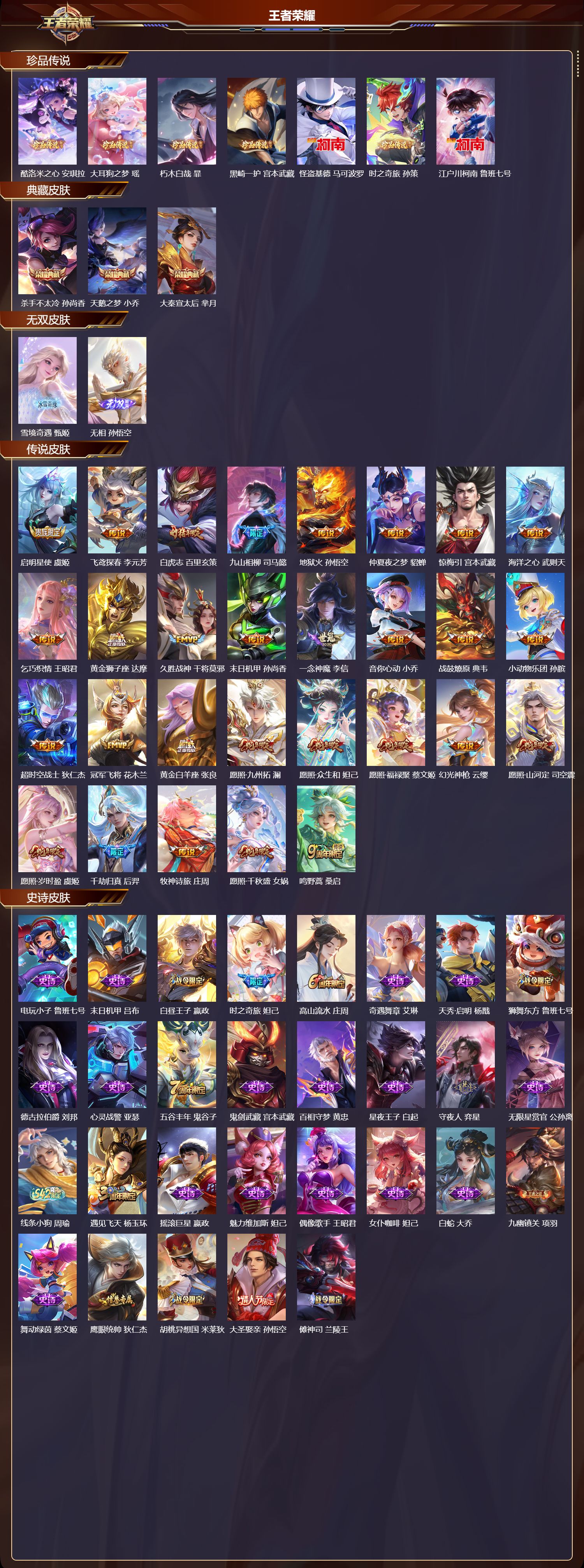 WZCMW4170922王者荣耀账号详情图8