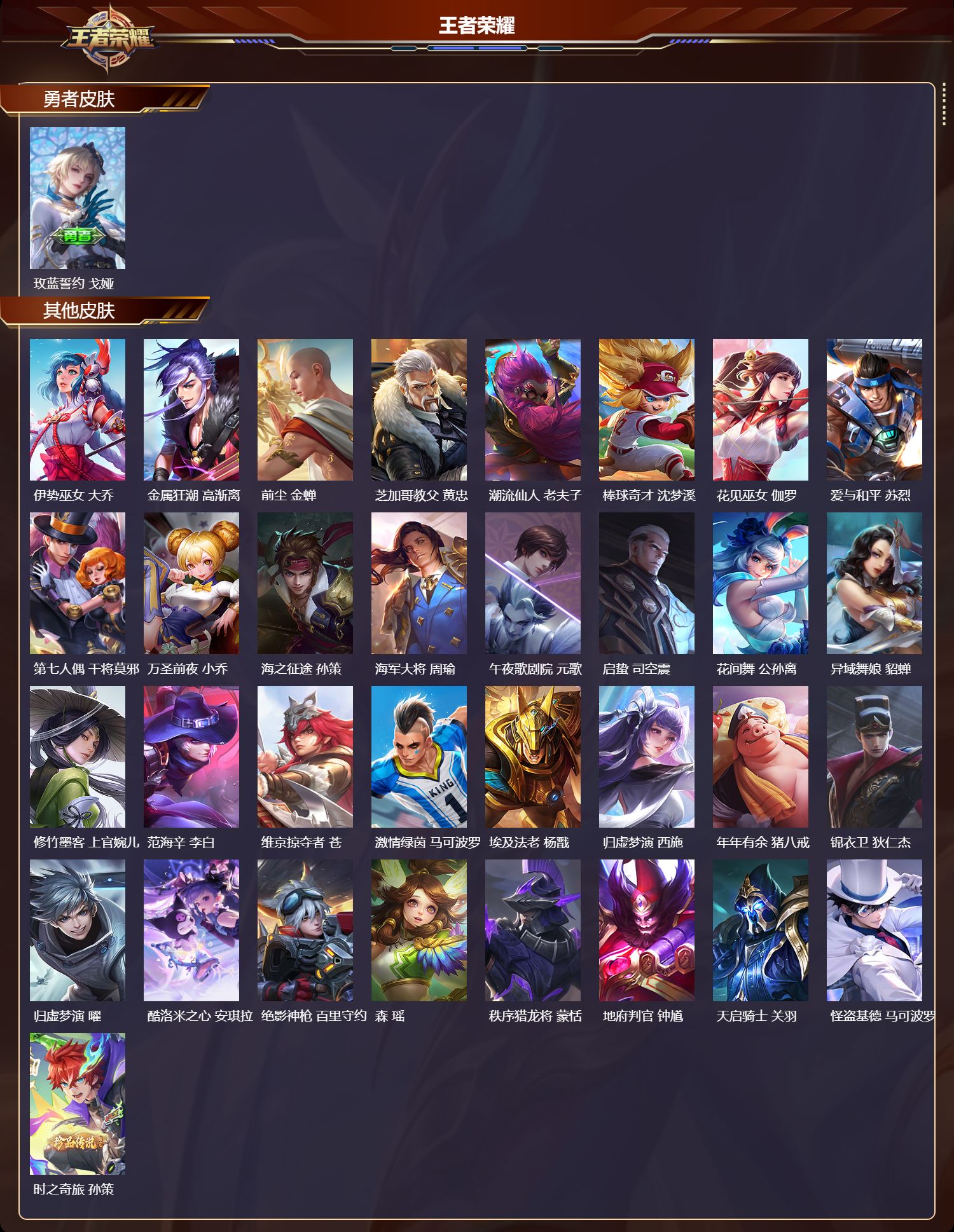 WZQM4173431王者荣耀账号详情图5