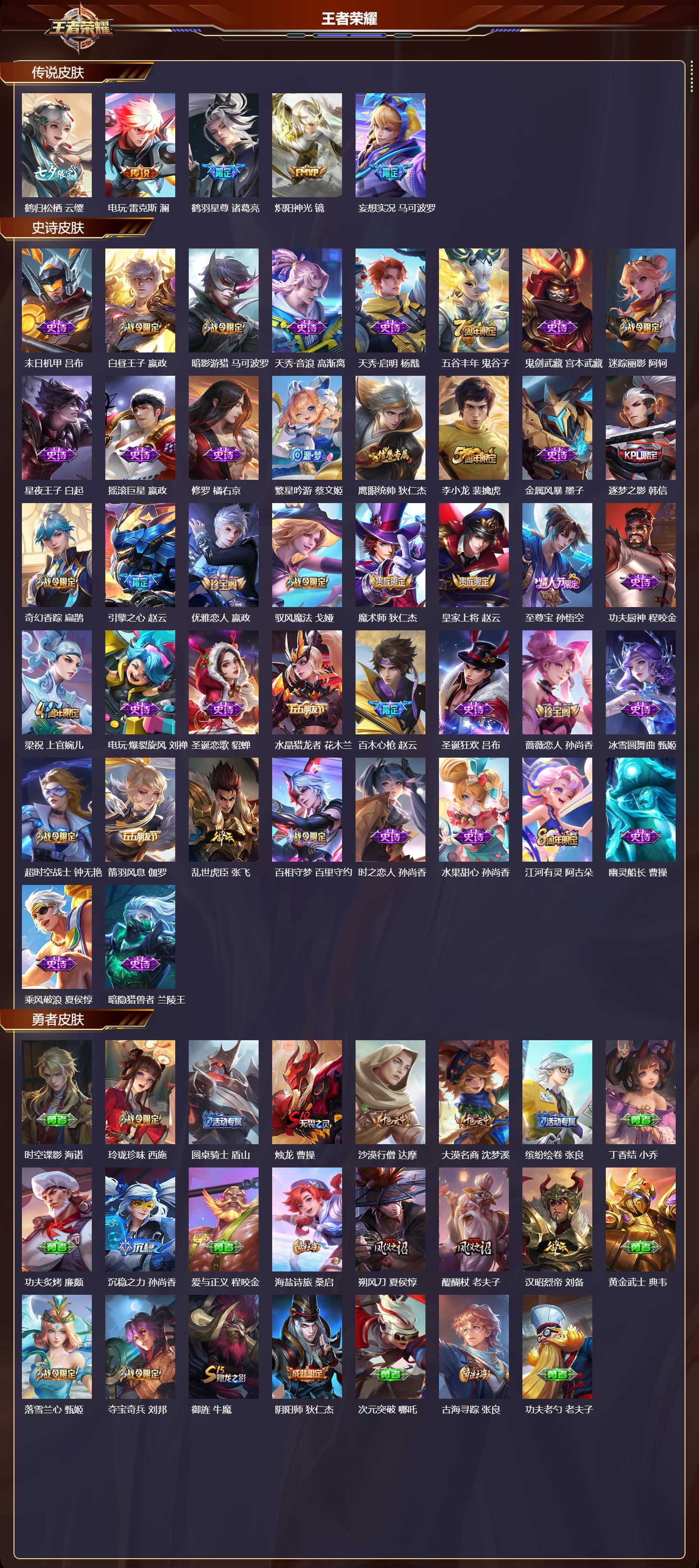 WZQM4174452王者荣耀账号详情图2