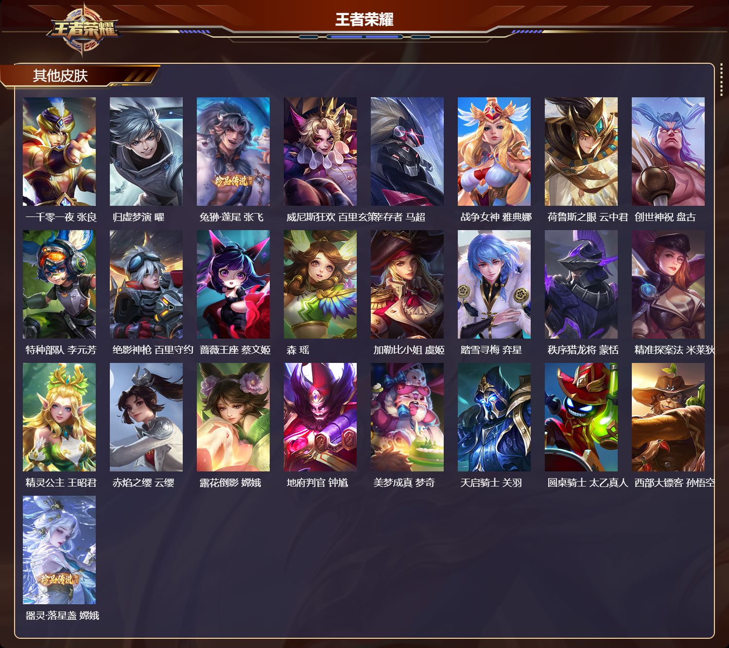 WZQM4177127王者荣耀账号详情图8