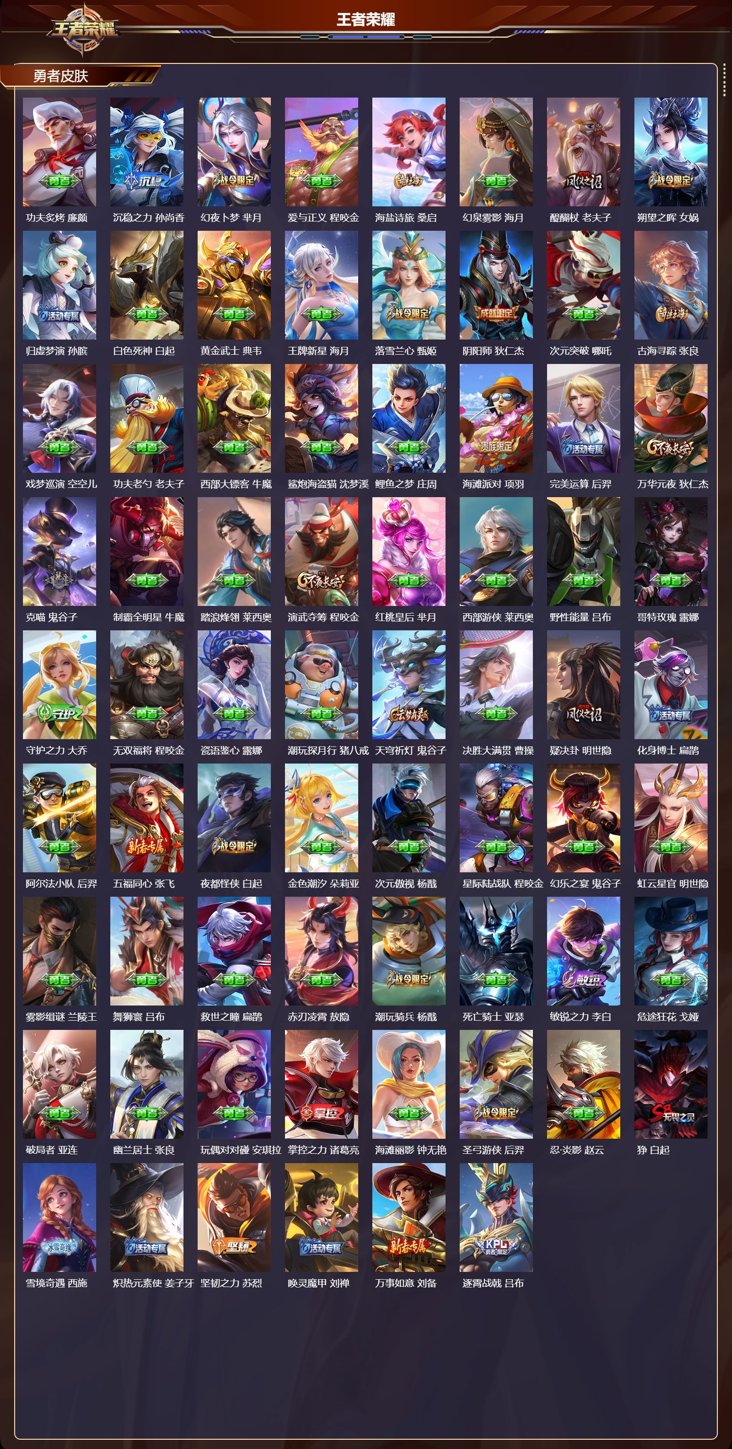 WZQM4177134王者荣耀账号详情图5