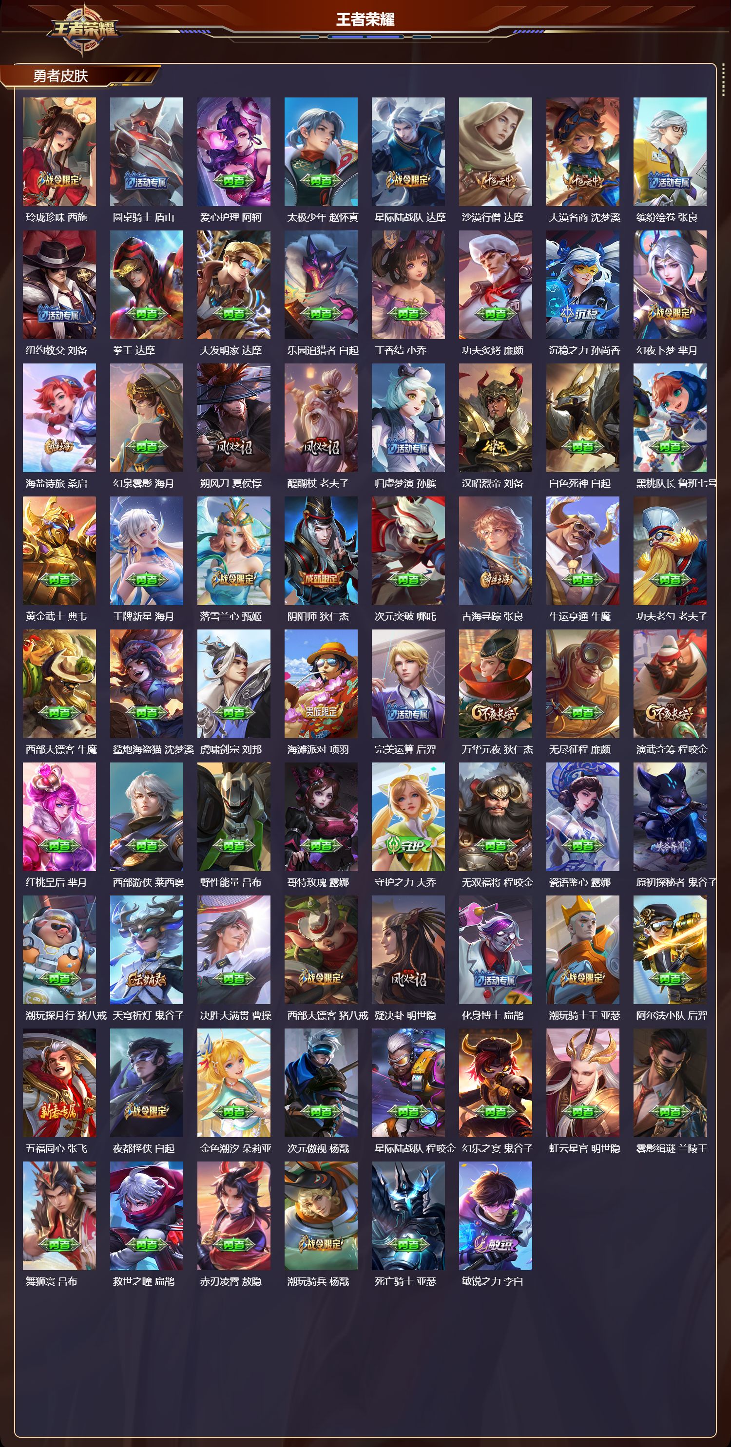 WZQM4177067王者荣耀账号详情图5