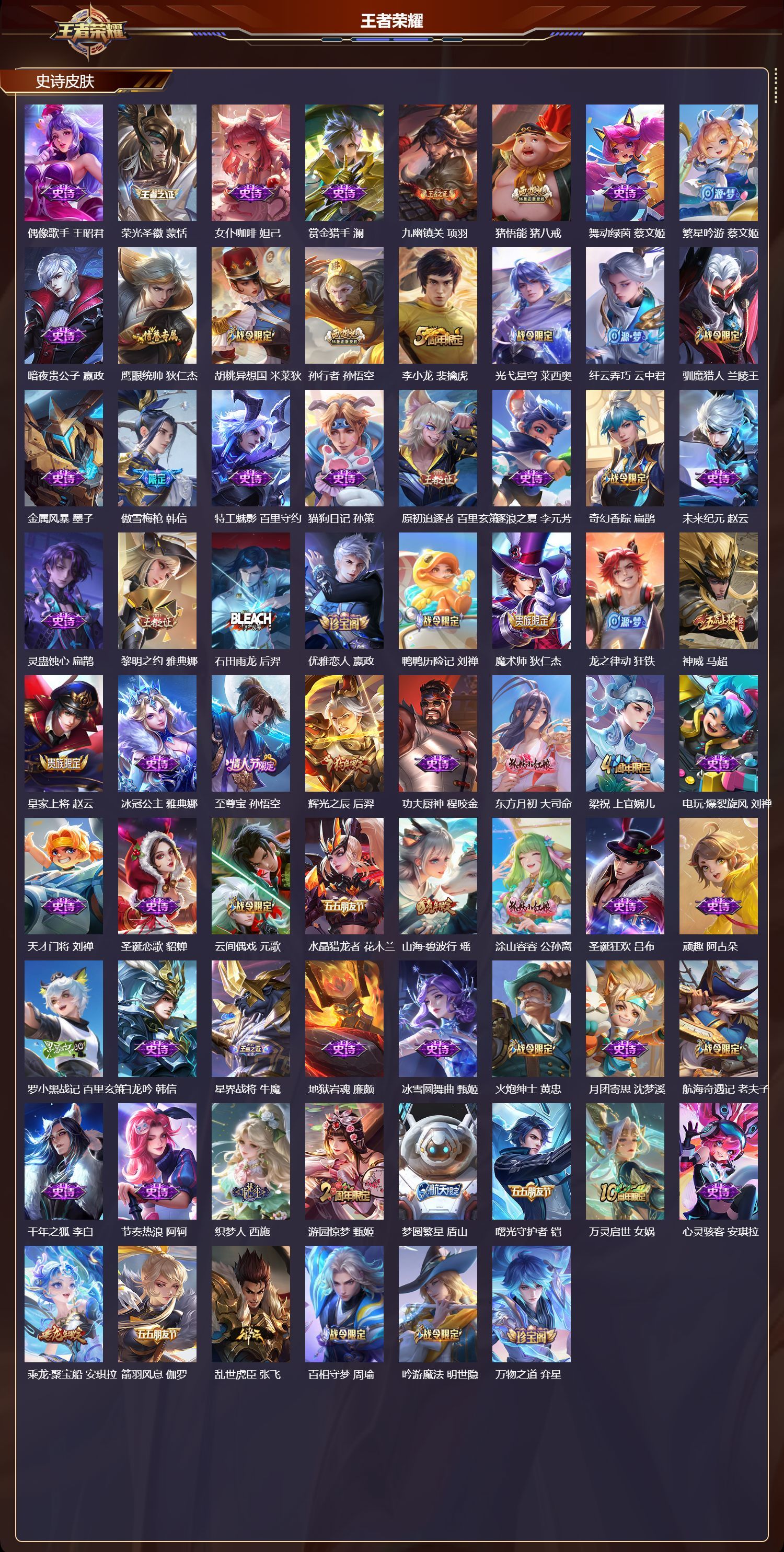 WZQM4177128王者荣耀账号详情图4 WZQM4177128王者荣耀账号详情图4