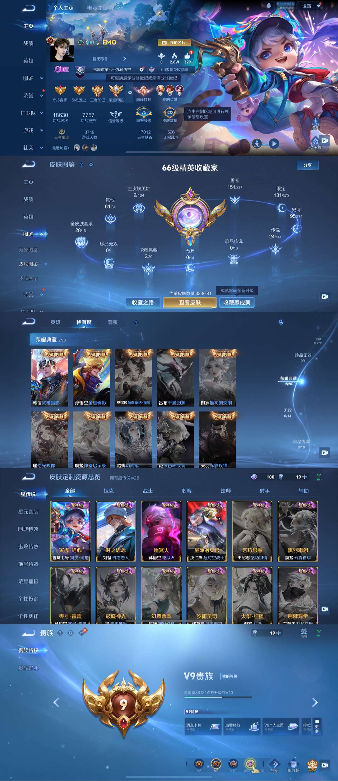 WZLX4222653王者荣耀账号详情图2