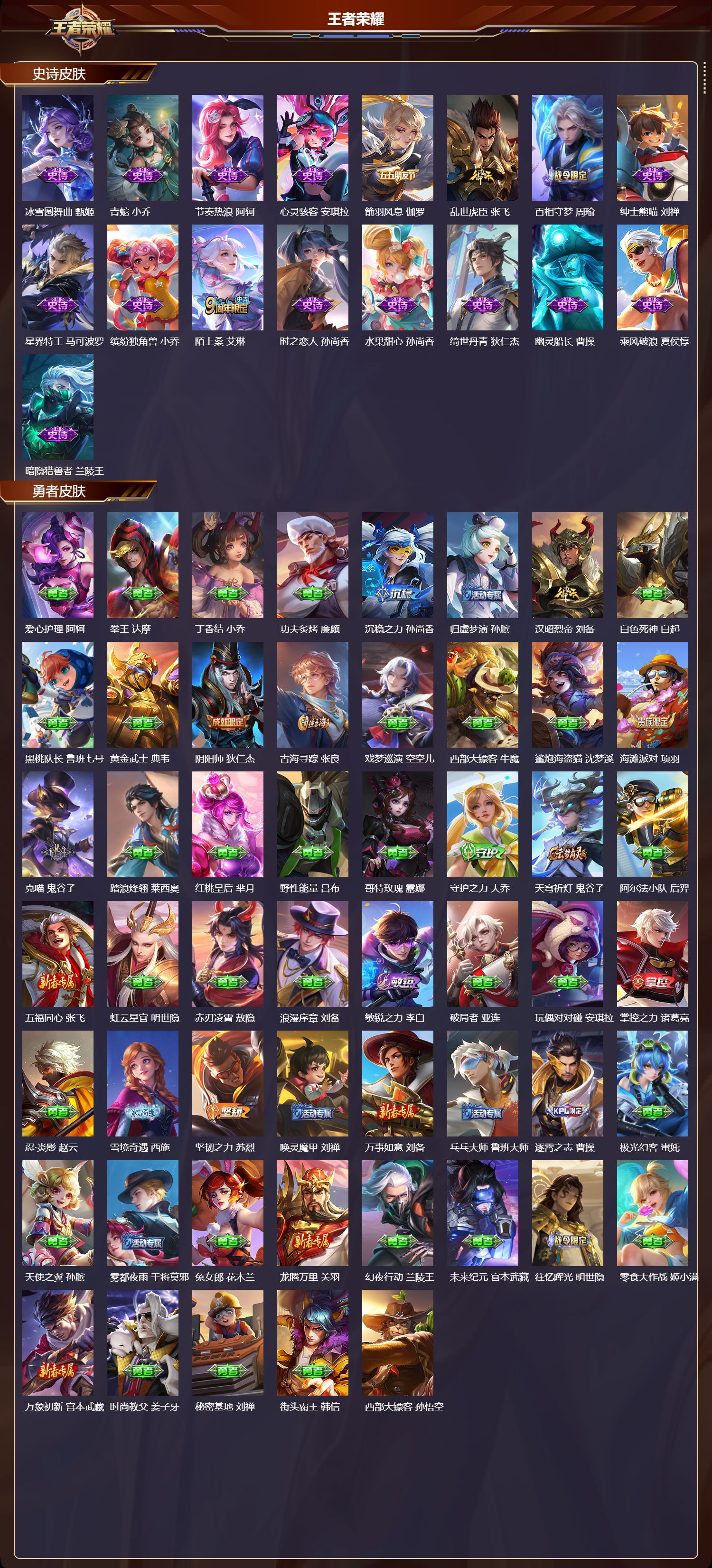 WZQM4177235王者荣耀账号详情图4