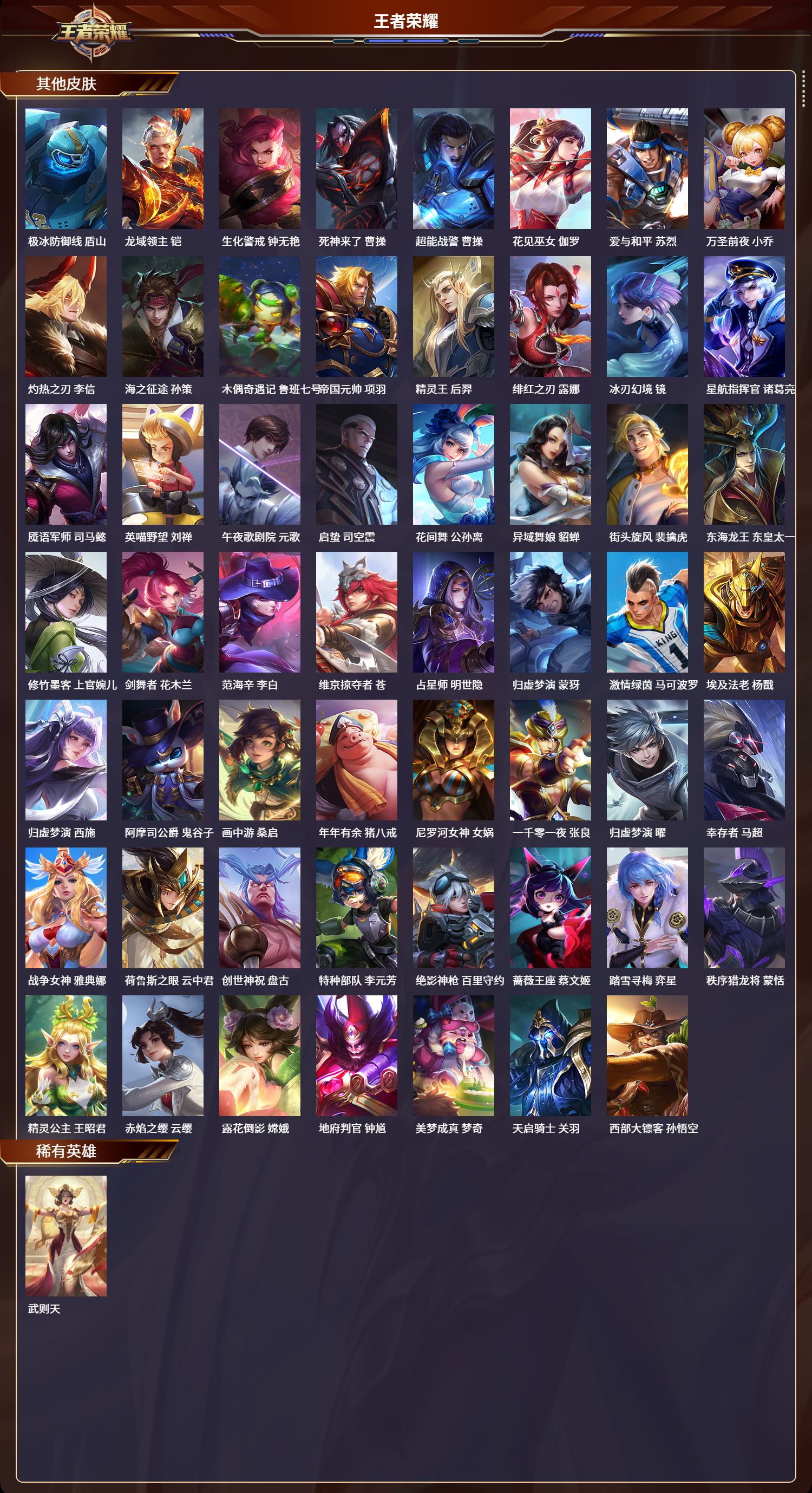 WZLX4222653王者荣耀账号详情图7