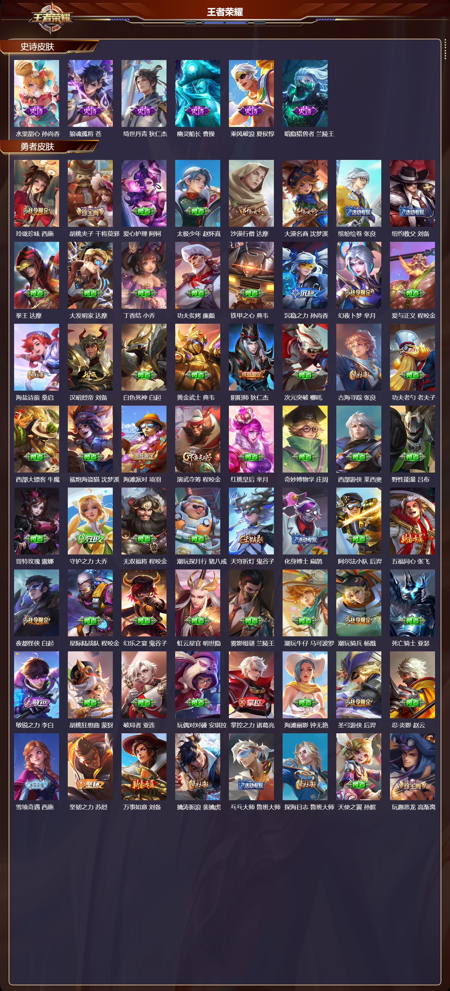 WZMK4180365王者荣耀账号详情图4 WZMK4180365王者荣耀账号详情图4