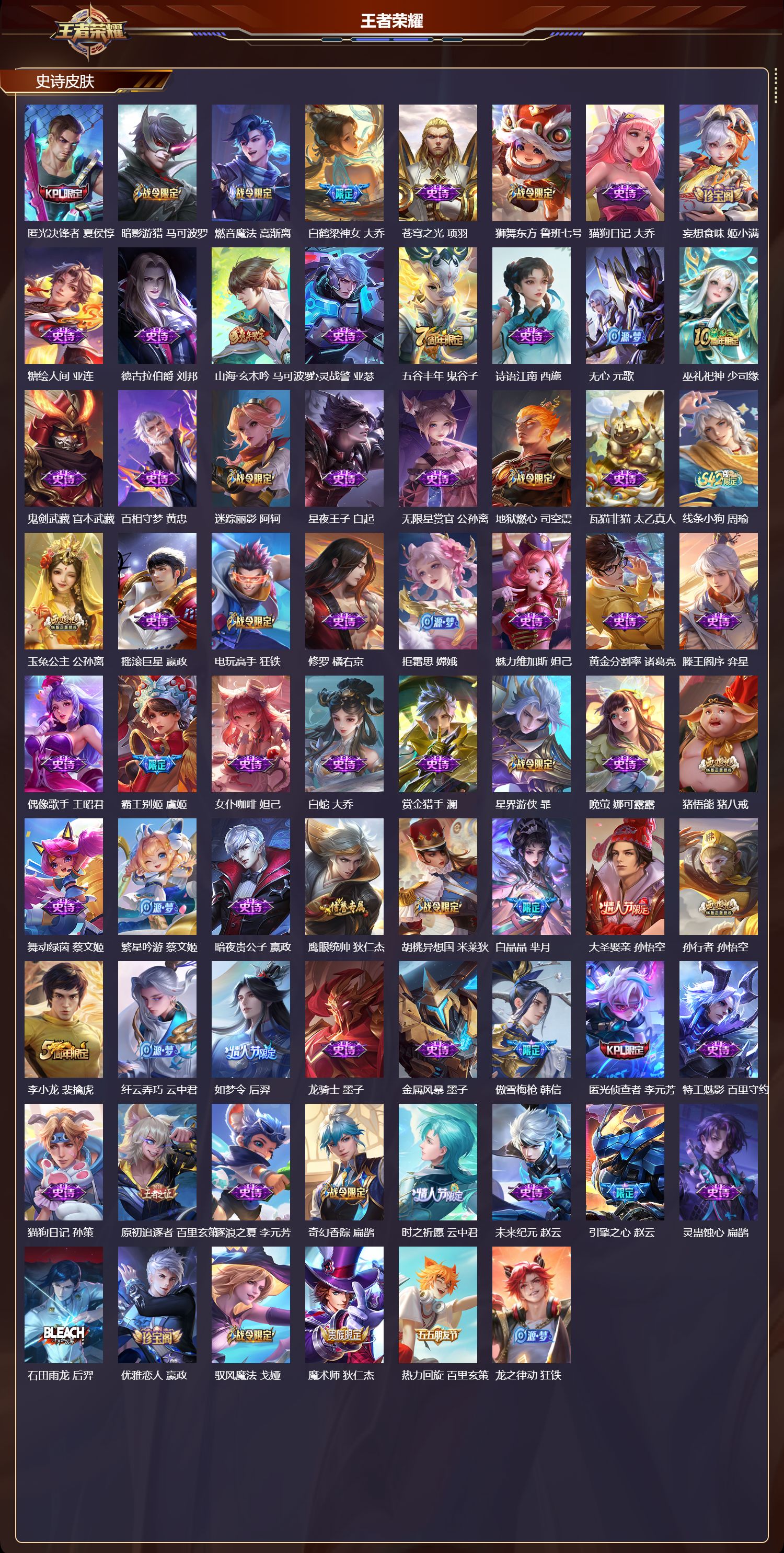 WZQM4180511王者荣耀账号详情图4