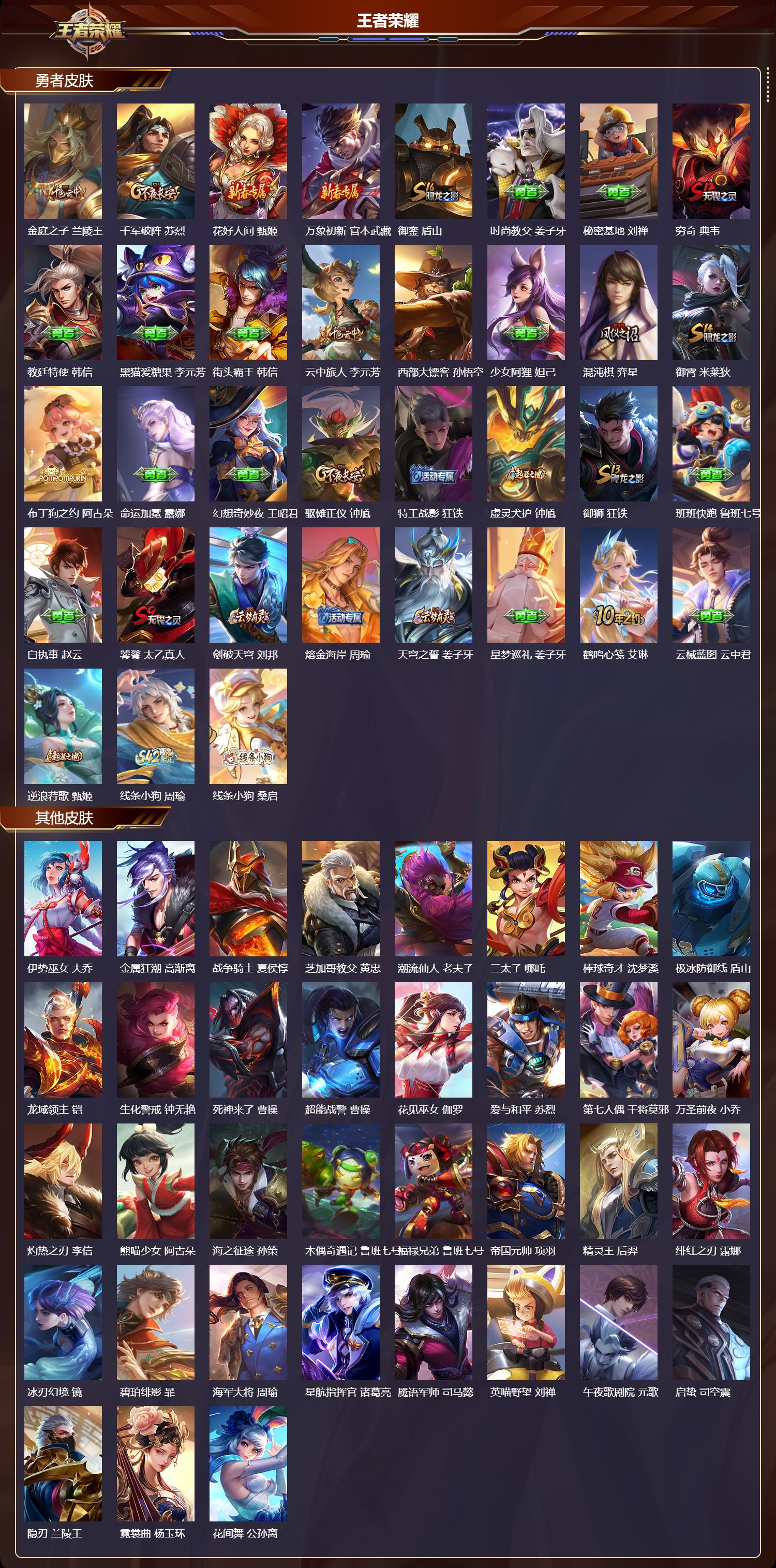 WZQM4180510王者荣耀账号详情图5