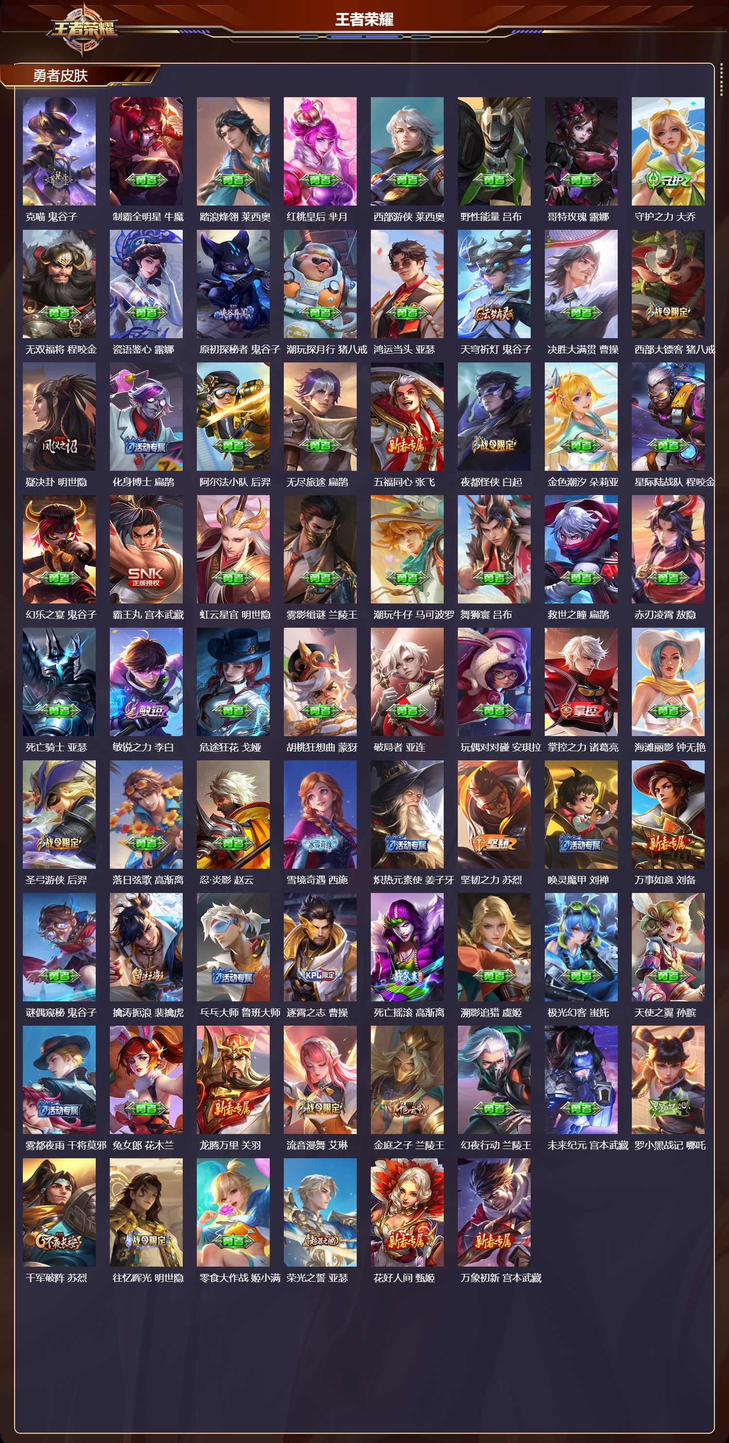 WZMK4180657王者荣耀账号详情图6