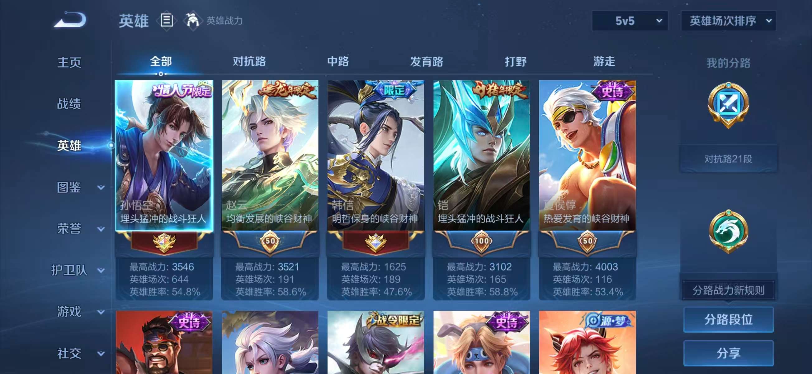 WZCMW4179176王者荣耀账号详情图4