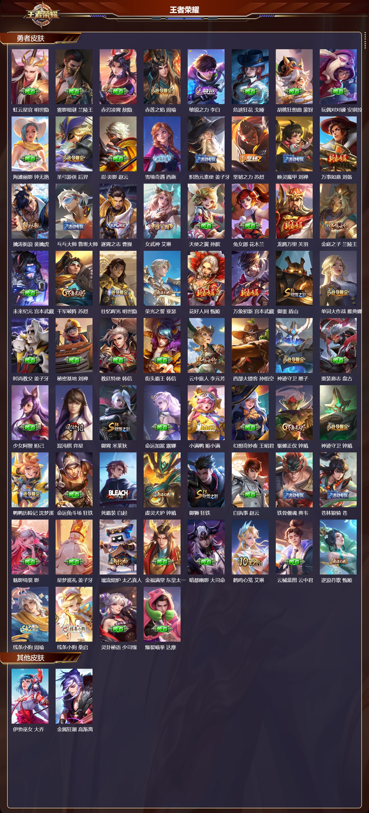 WZQM4180594王者荣耀账号详情图5