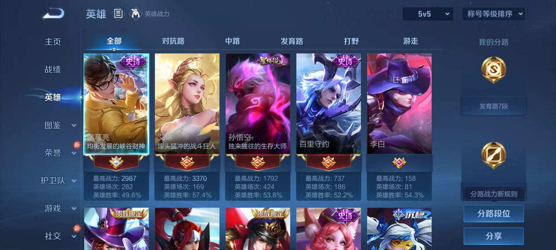 WZCMW4179455王者荣耀账号详情图5